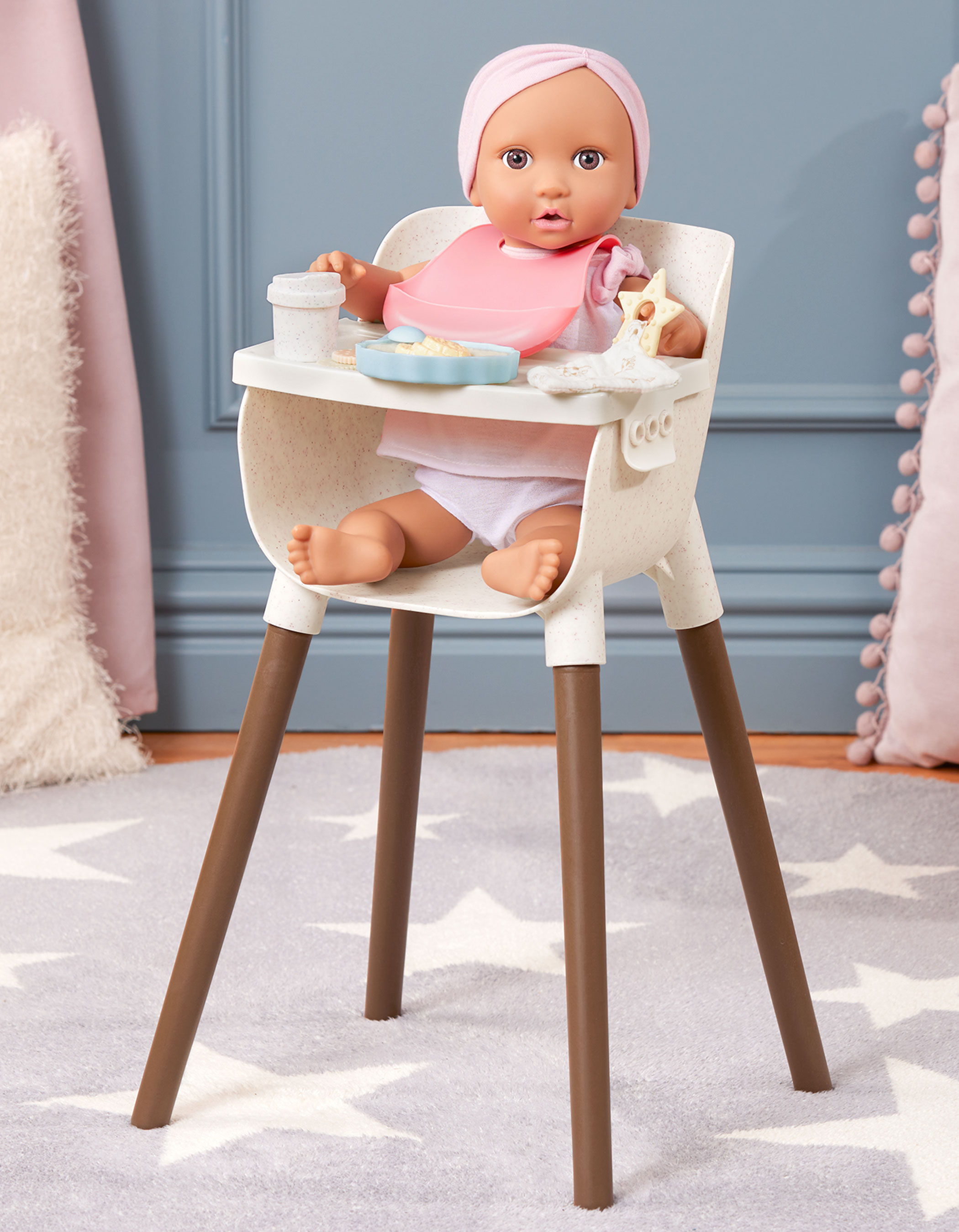 Аксессуар для кукол Lulla Baby стульчик для кормления LBY7679 - фото 3
