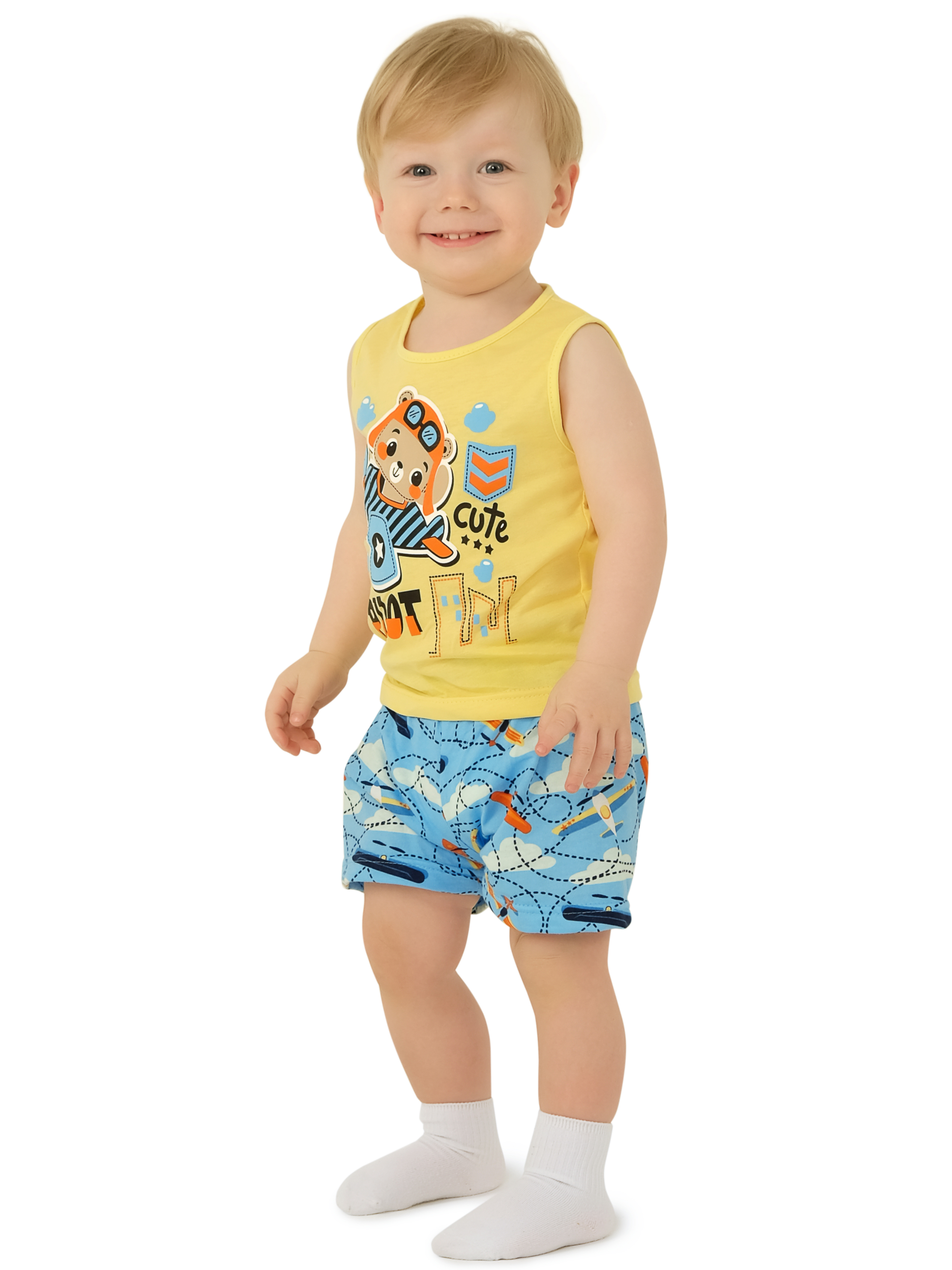 Майка и шорты babyglory PLT000206 - фото 1