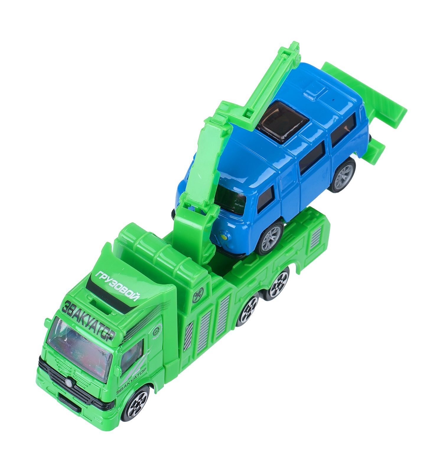 Игровой набор Технопарк УАЗ 452 +Эвакуатор 416408 - фото 5