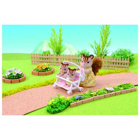 Игровой набор Sylvanian Families Коляска для двойни