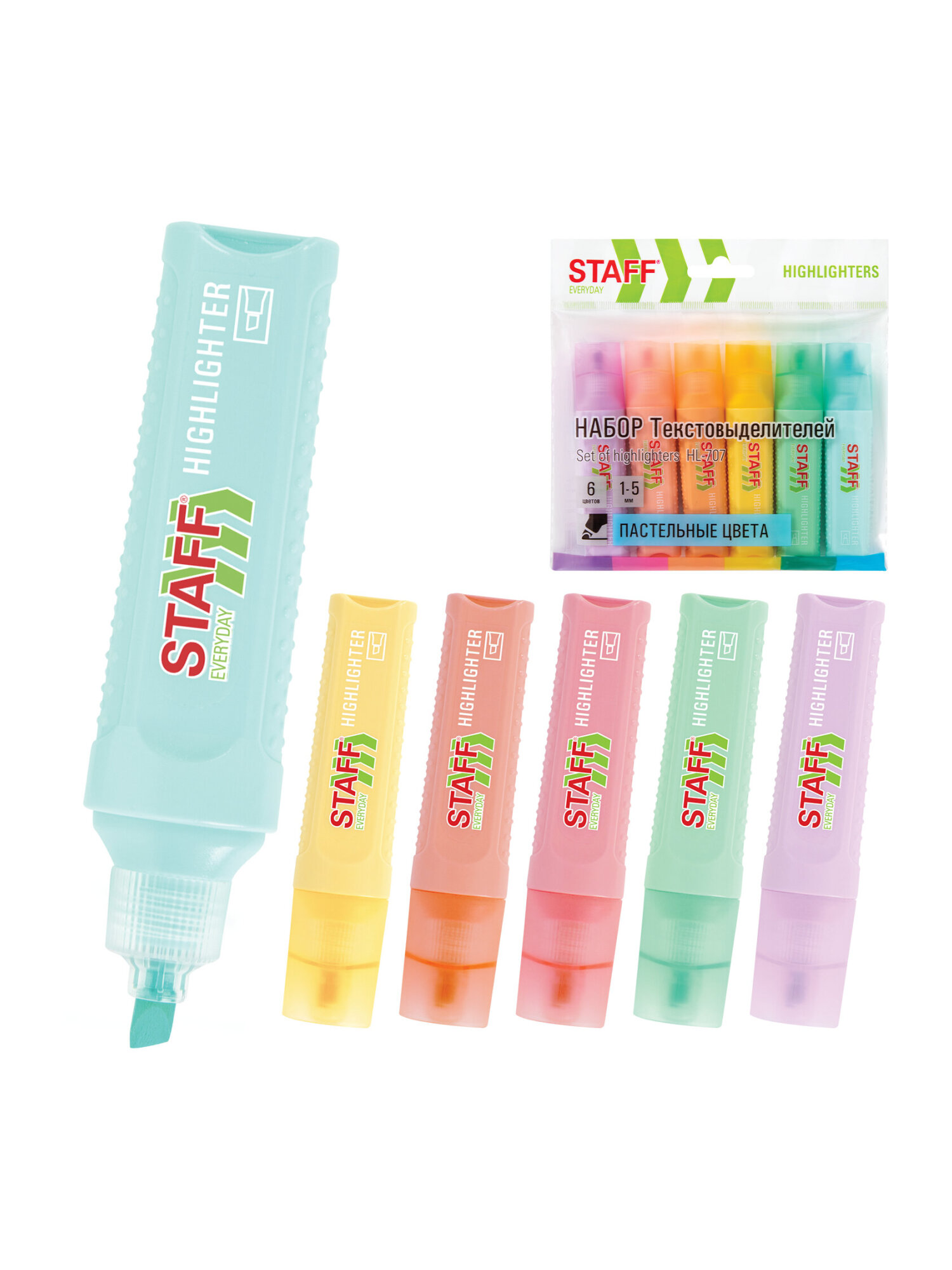 Текстовыделители Staff 6 шт. - фото 6