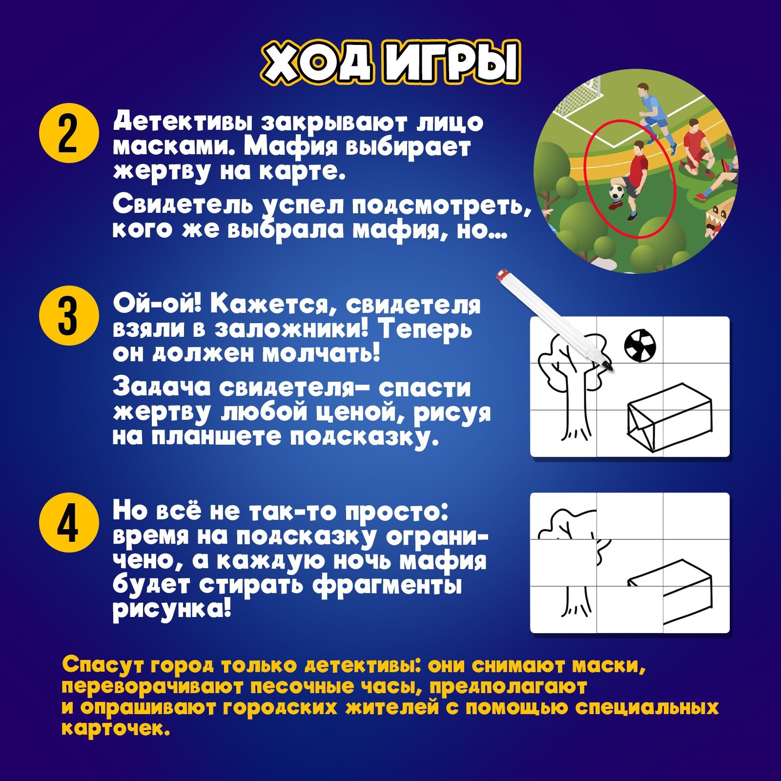 Настольная игра Лас Играс KIDS Проделки мафии - фото 4