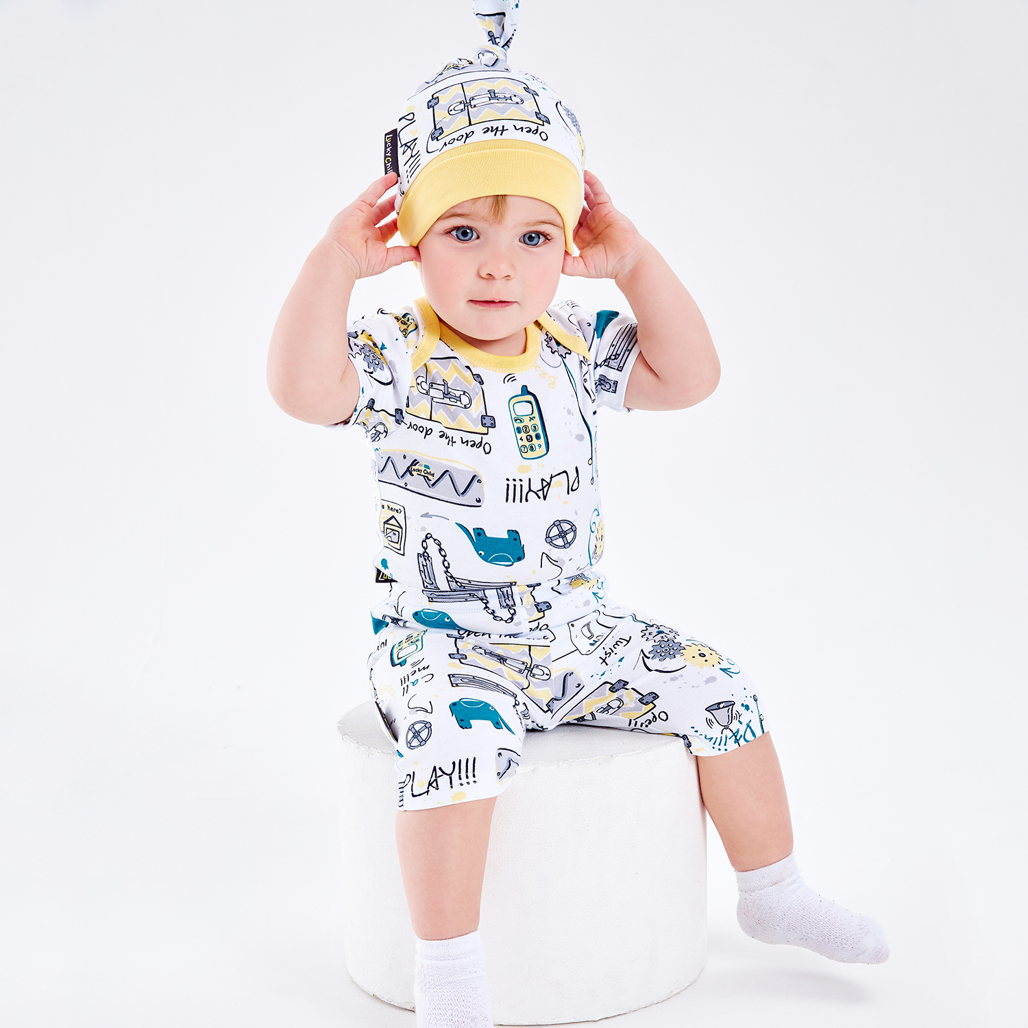Шорты 3 шт Lucky Child 30-154/3шт/0-2 - фото 6