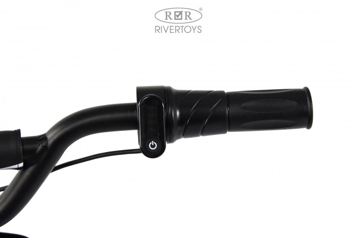 Электромотоцикл RIVERTOYS A001AA-MOTO-BLACK - фото 7