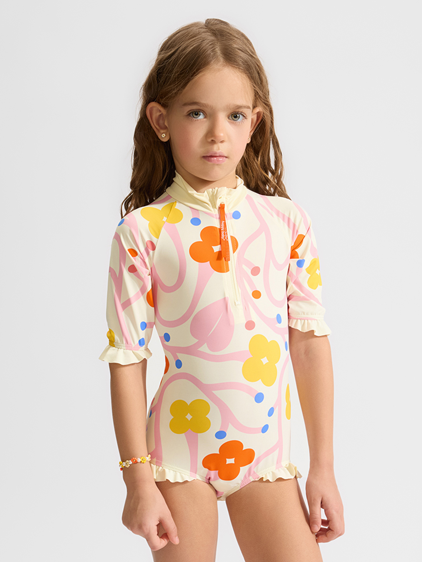 Купальник Happy Baby 50657-1_milky(sweety_garden) - фото 1