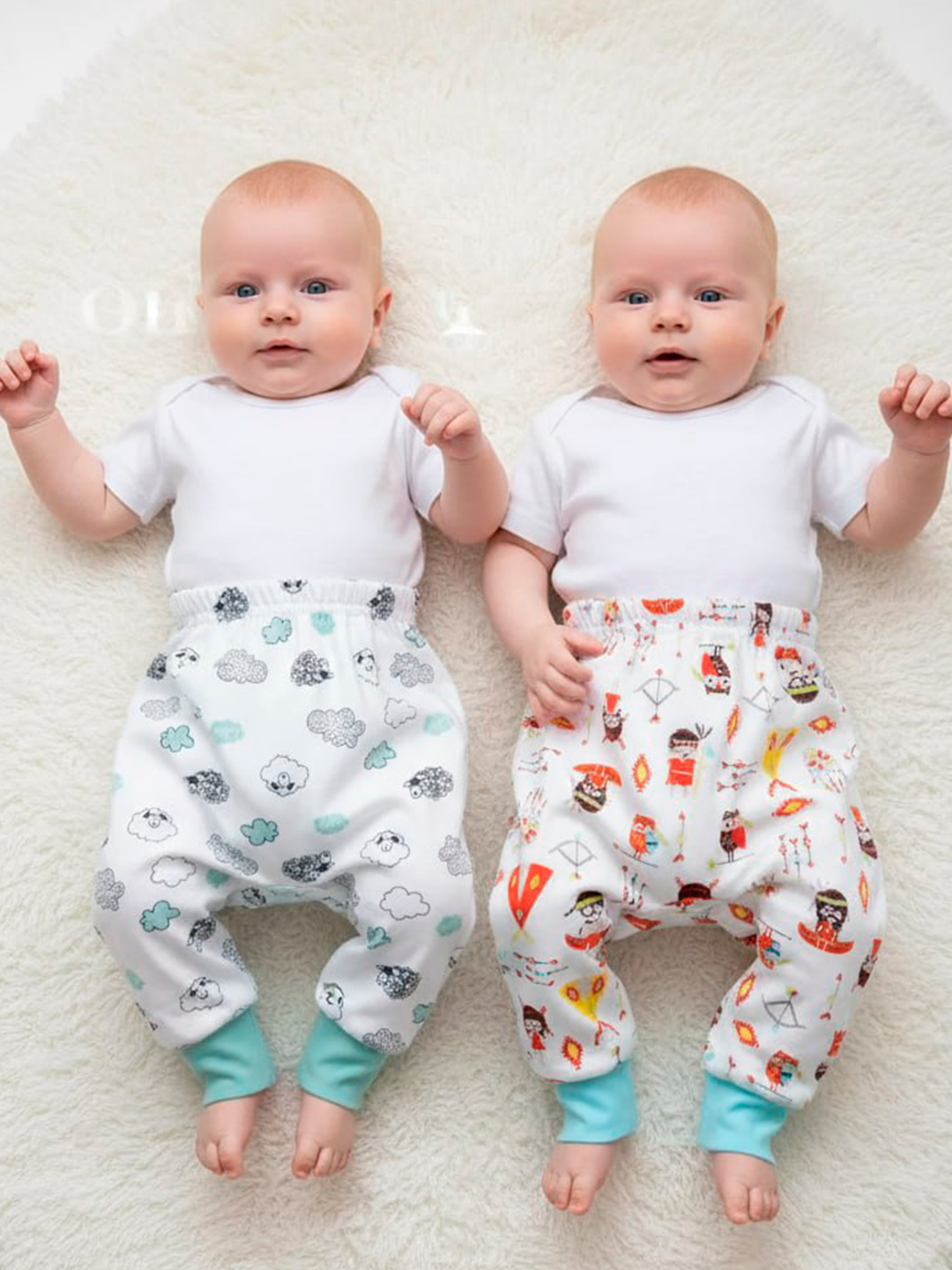 Штанишки 2 шт Совенок Дона АД1-302-50/1-2 - фото 1