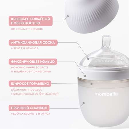 Набор для кормления Mombella Anti-Colic 120 мл 4 шт.