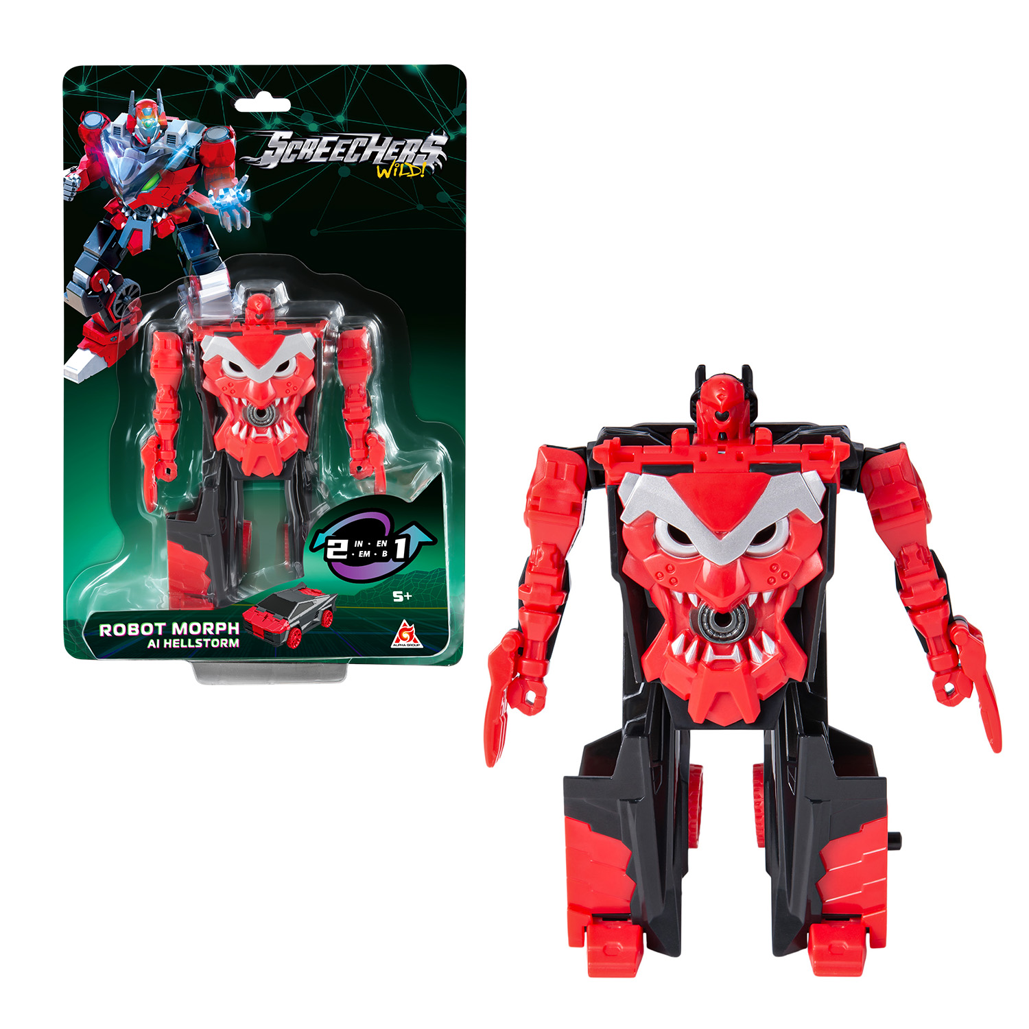 Игровой набор Screechers Wild Робот Хэллшторм - фото 1