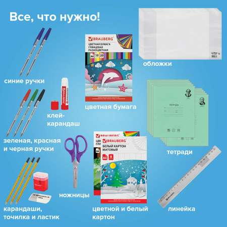 Набор школьника Brauberg 45 предм.