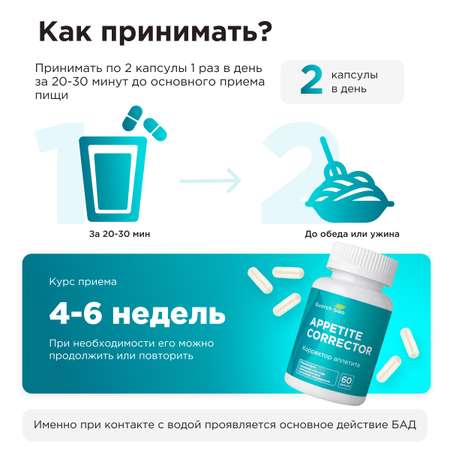 Многокомпонентный препарат Guarchibao Корректор аппетита