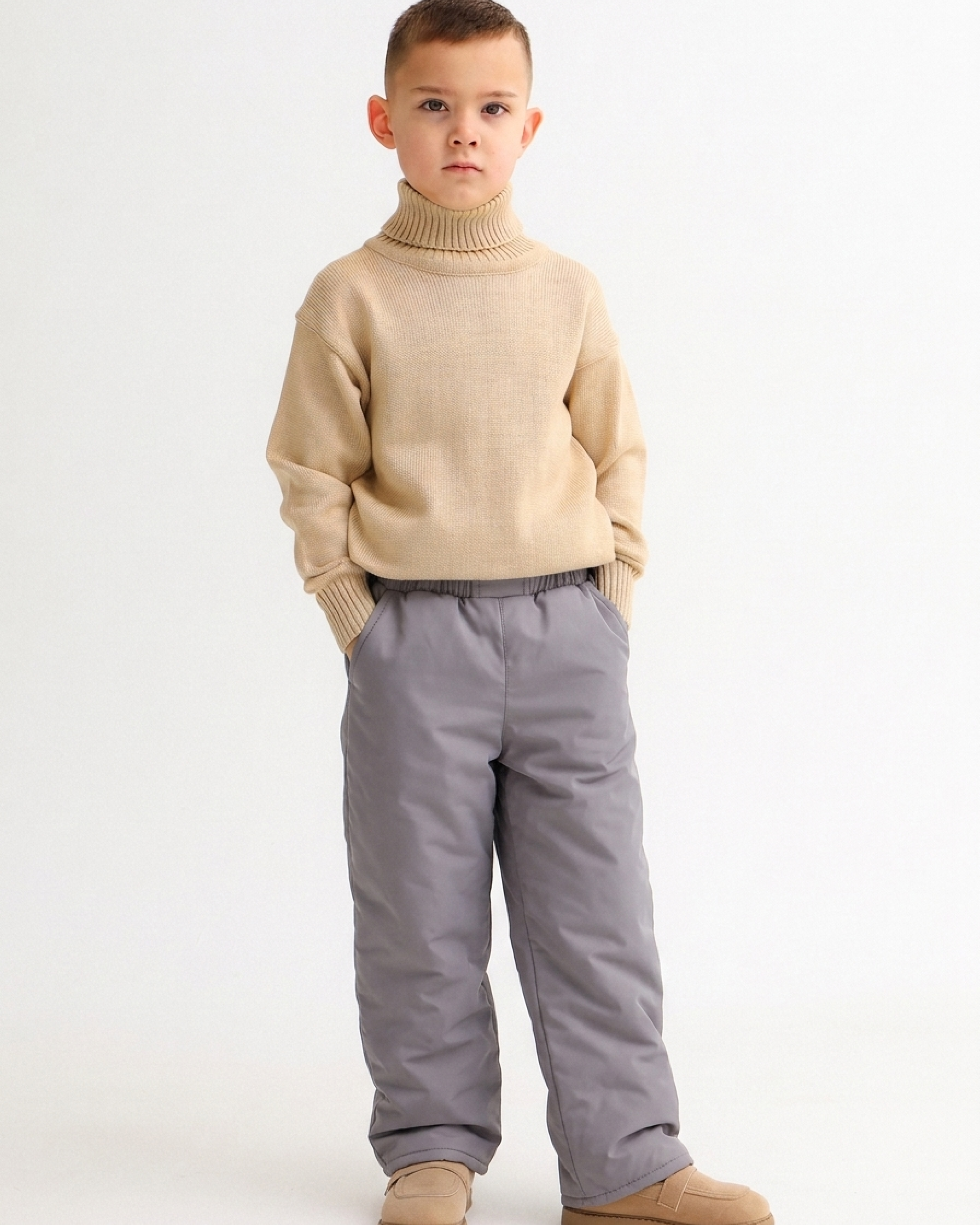 Брюки MINIDINO B-VO-Brk-107/0Брюки демисезонные Классик акула детские - фото 1