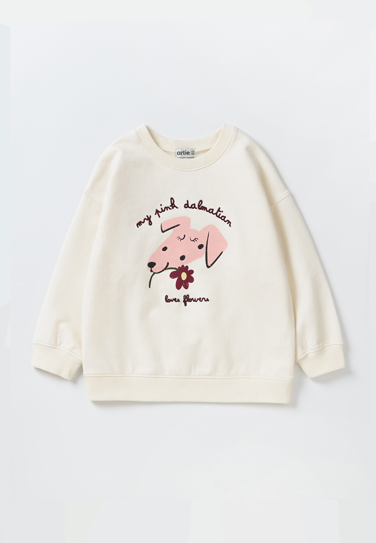 Свитшот artie W25M10T-1418D/Молочный - фото 1