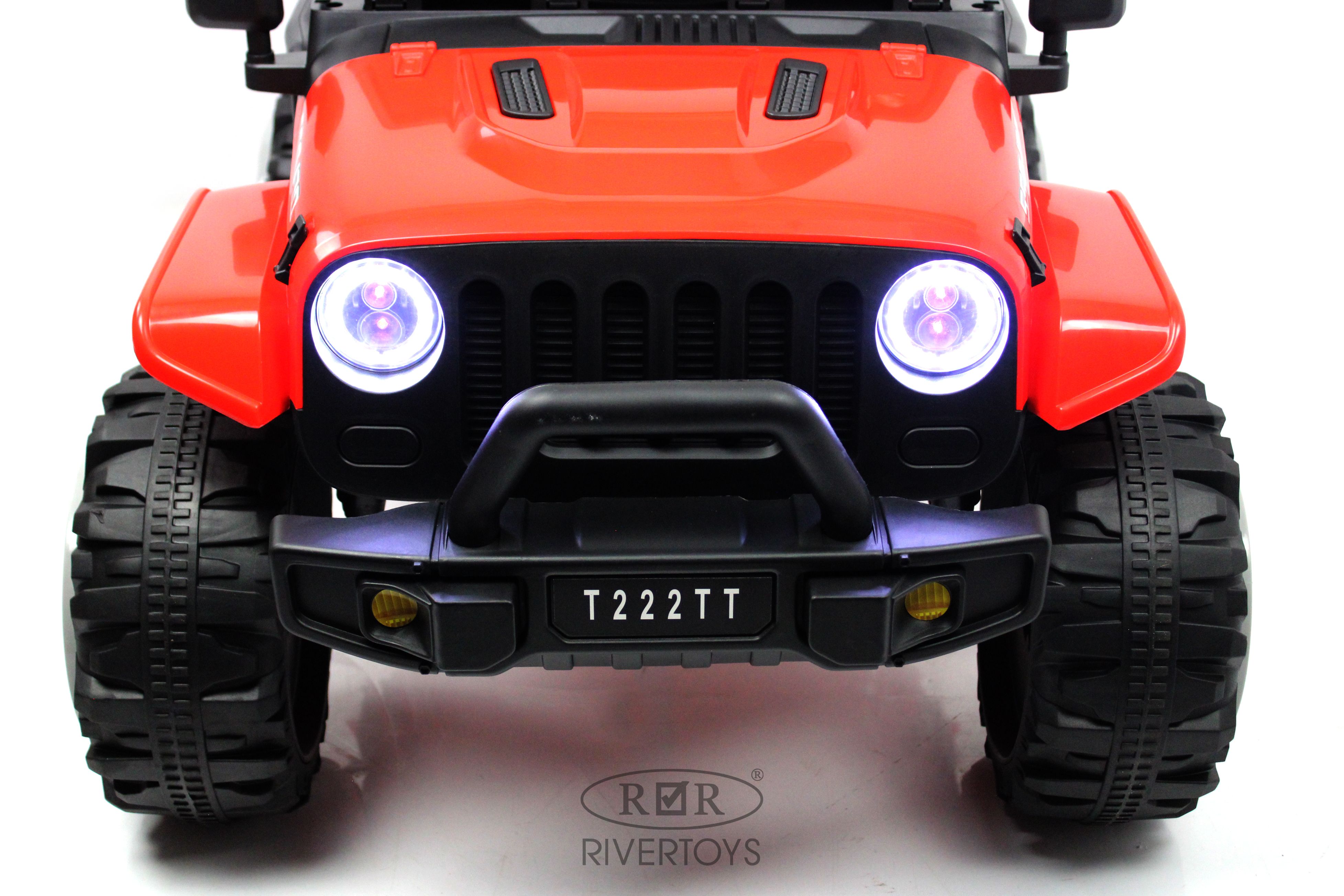 Электромобиль RIVERTOYS T222TT-4WD-RED С пультом ДУ - фото 30