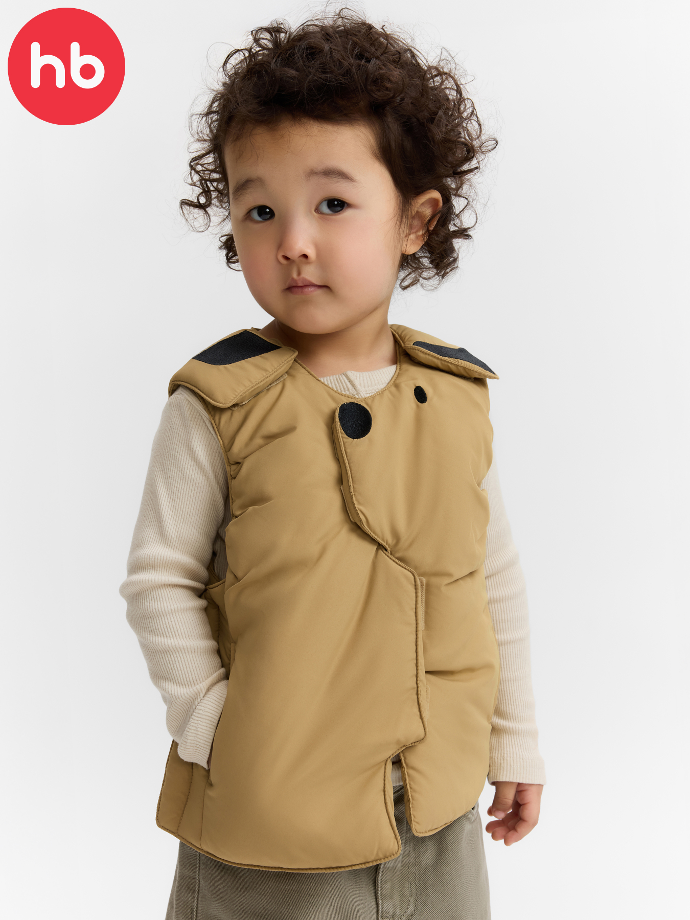 Жилет Happy Baby 88358_beige - фото 2