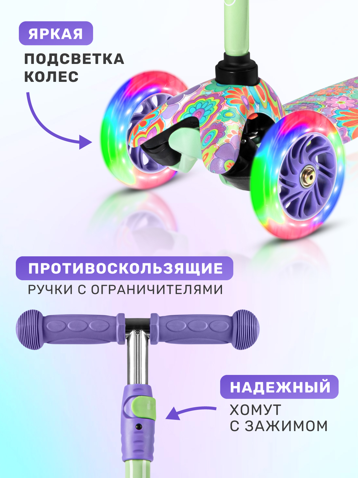 Самокат CITYRIDE трехколесный - фото 2