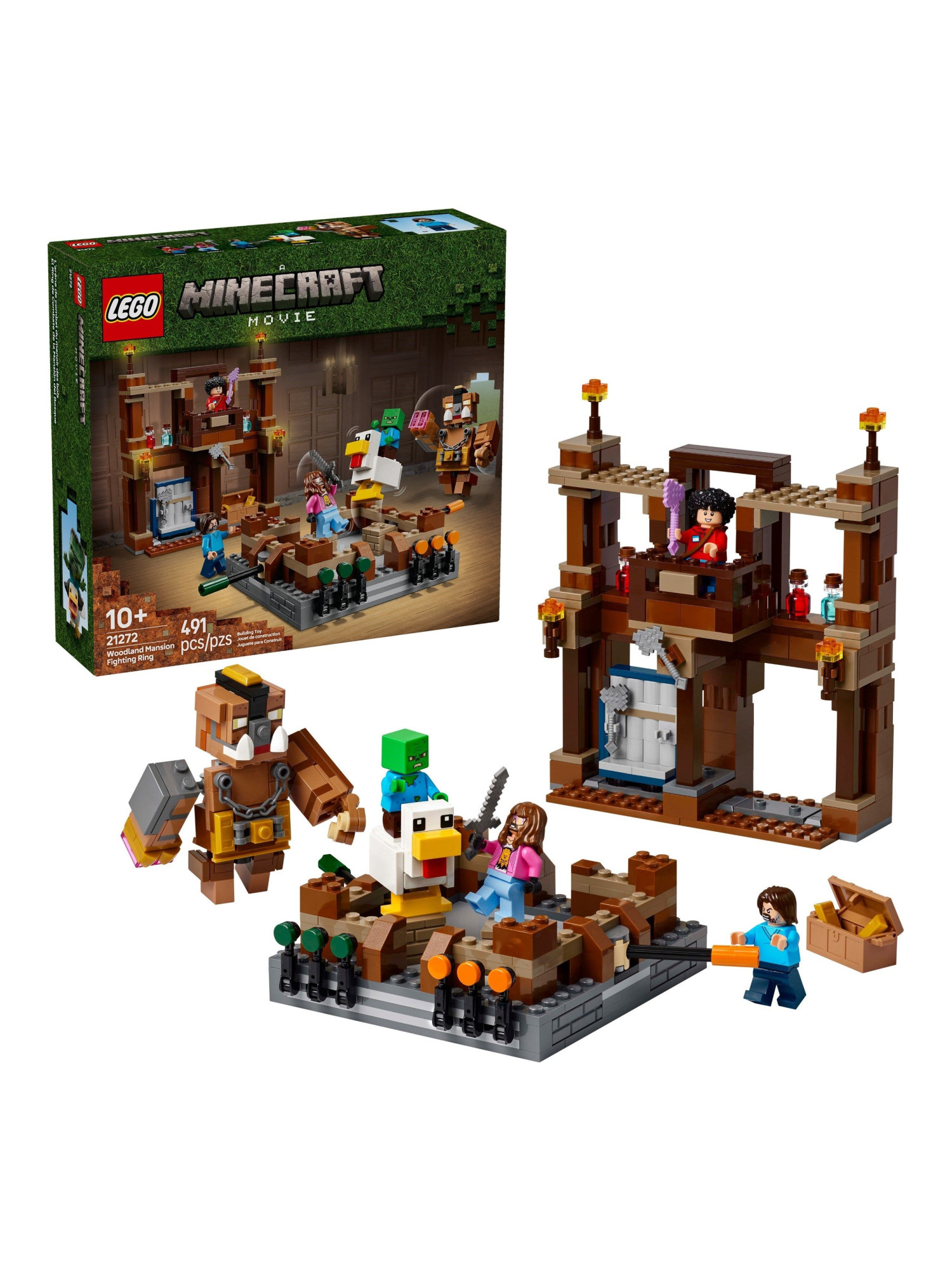 Конструктор LEGO Minecraft Боевой ринг 491 дет. - фото 2