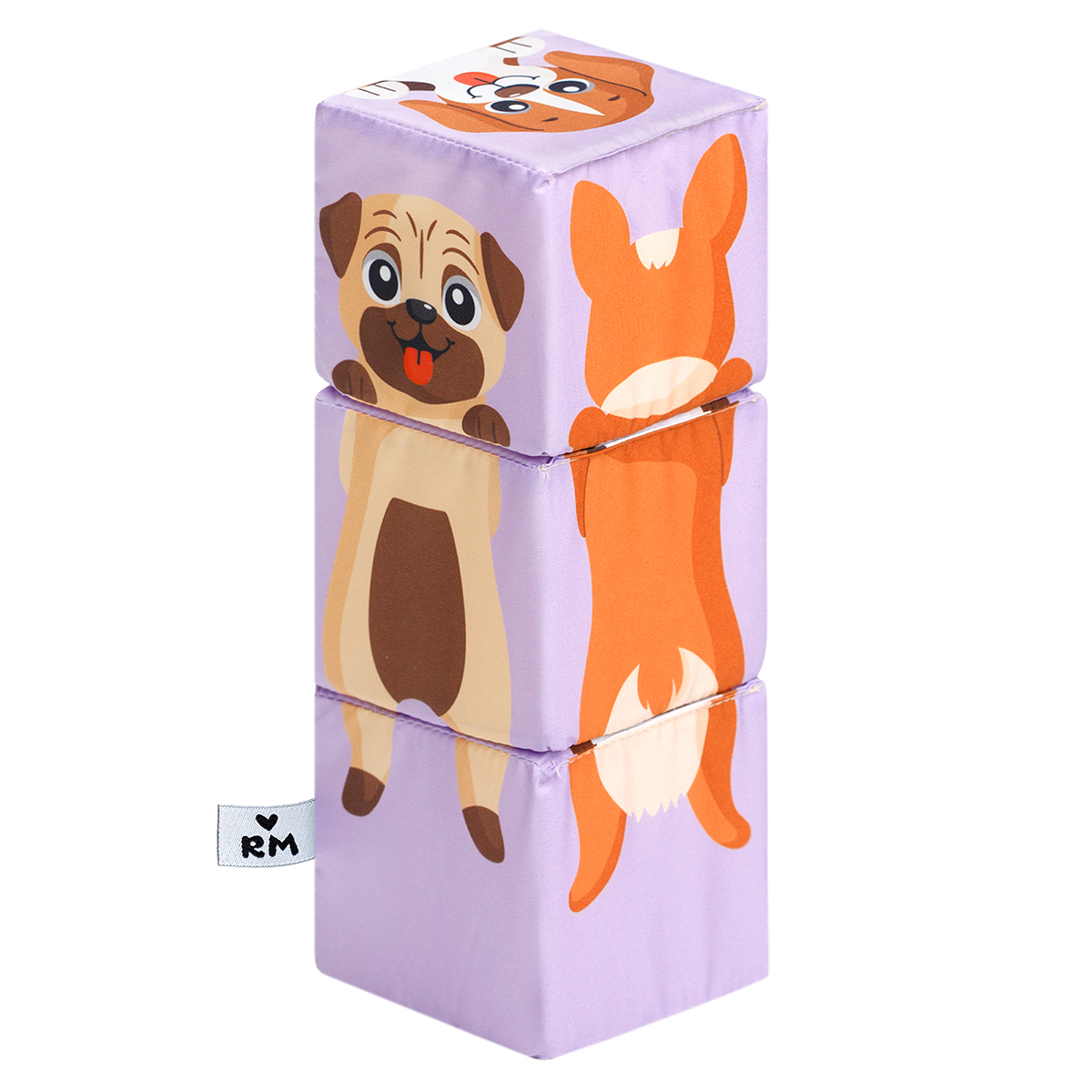 Игрушка Мяшечки кубики Собачки - фото 2
