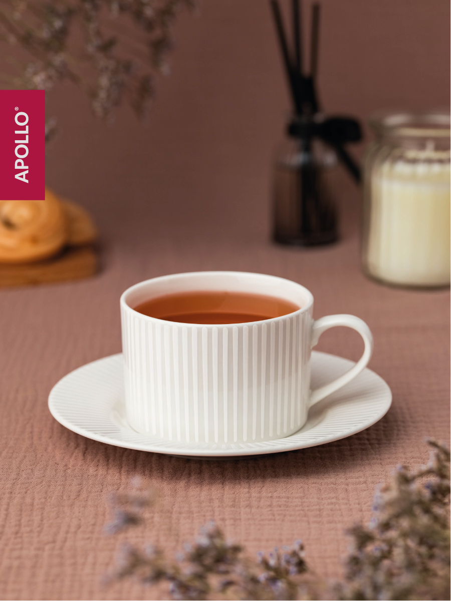 Чайная пара APOLLO 220 мл, белый - фото 1