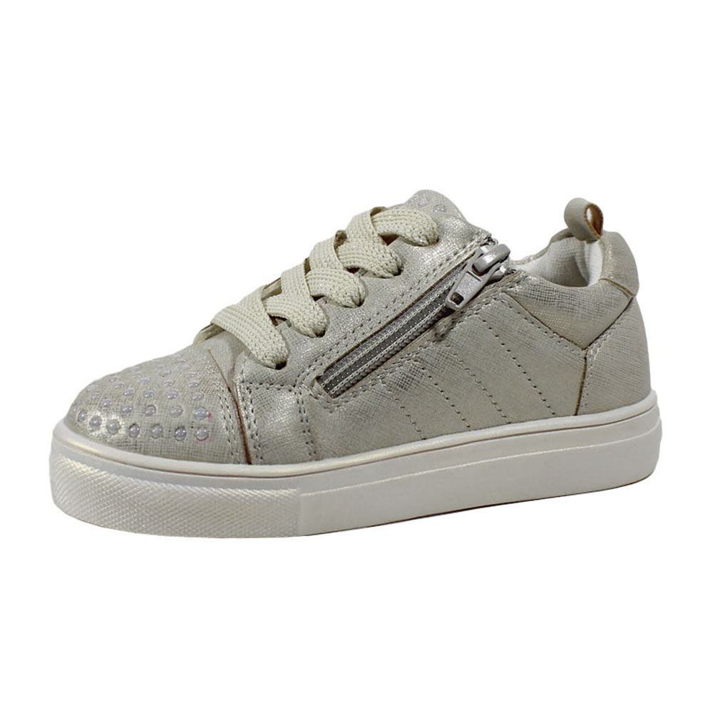 Кеды Europen FKA-207-63-SV EUROPEN Кеды для девочки, бежевый - фото 1