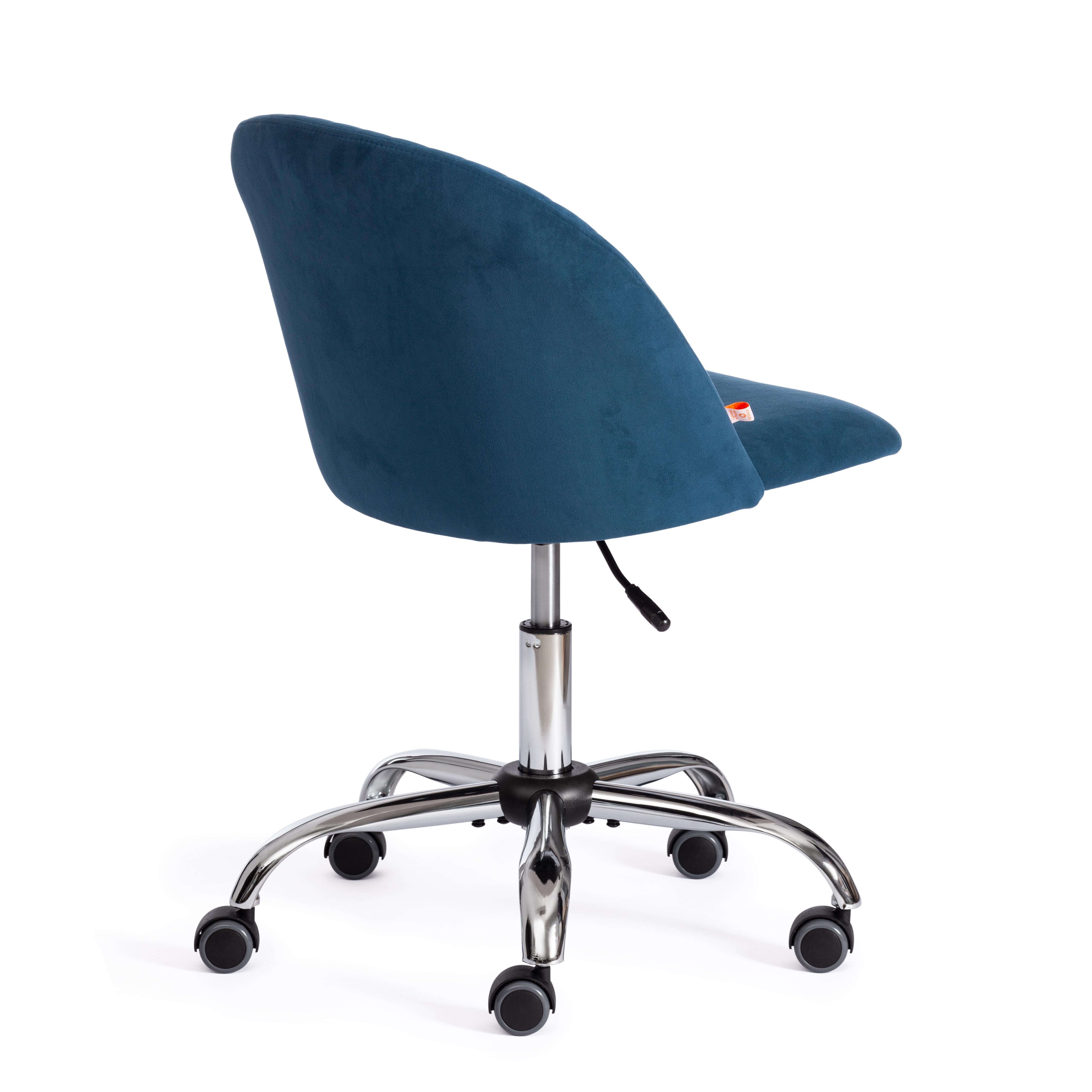 Компьютерное кресло TETCHAIR флок синий - фото 8