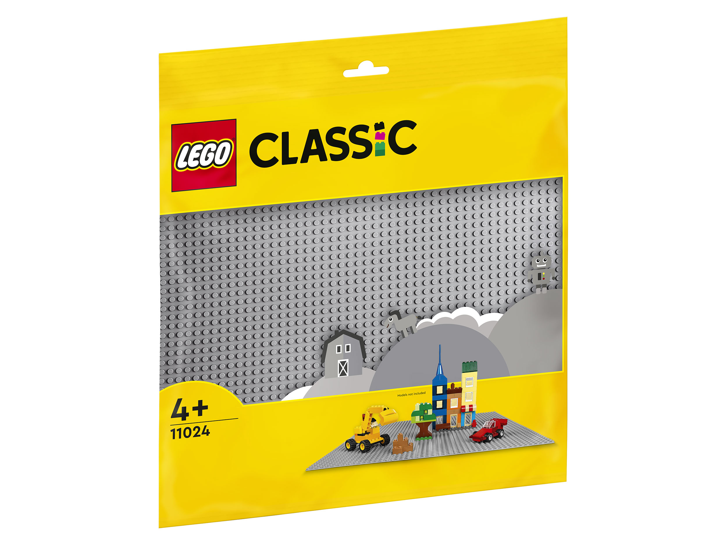 Конструктор LEGO Classic Серая базовая пластина 11024 1 дет. - фото 5