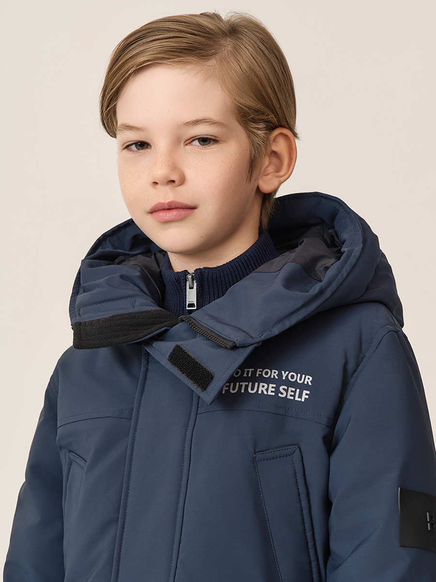 Парка Baon BK5023521/DEEP NAVY - фото 5