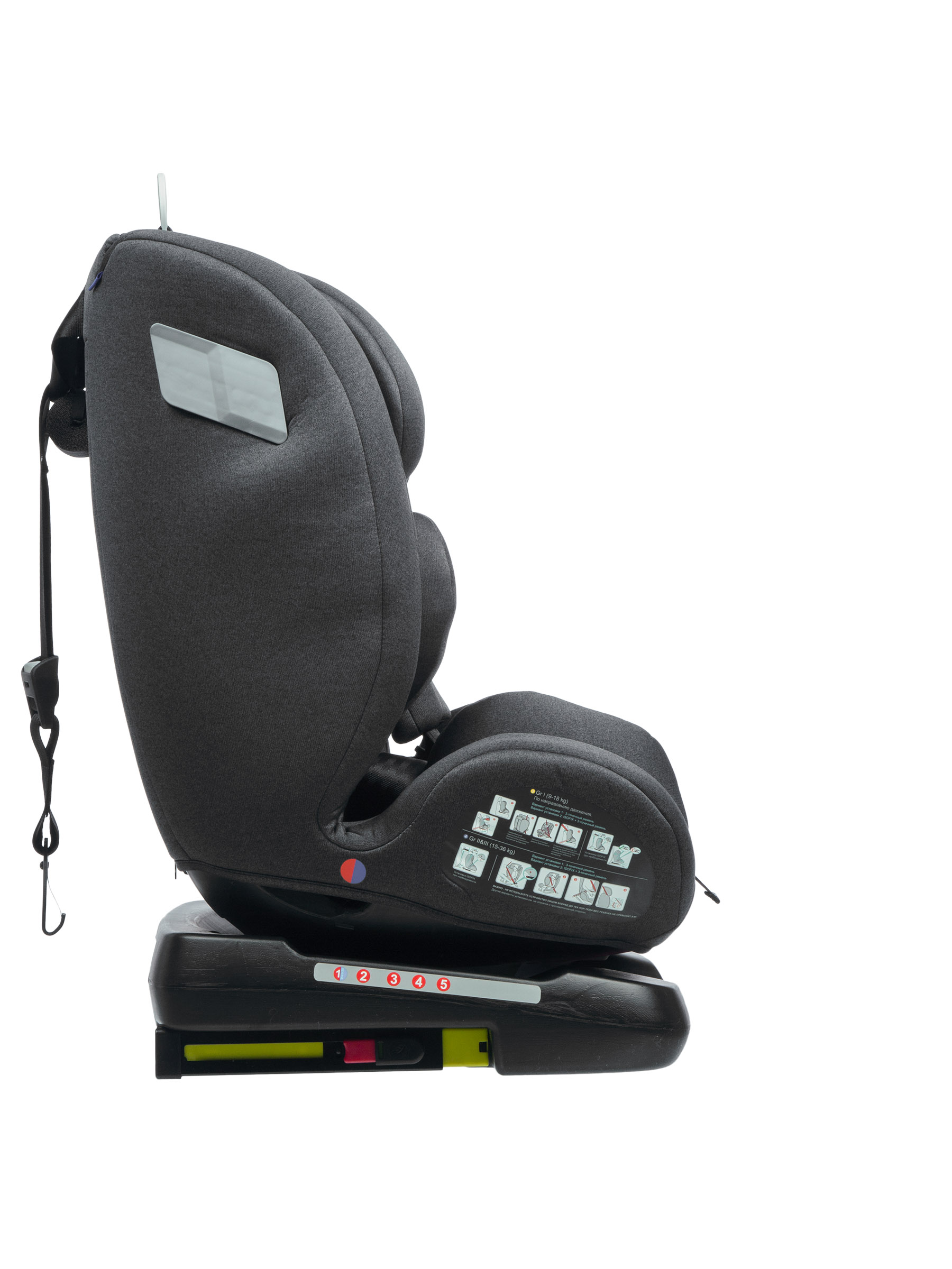 Автокресло Indigo Tourneo Isofix 0+/1/2/3 (0-36 кг) - фото 21