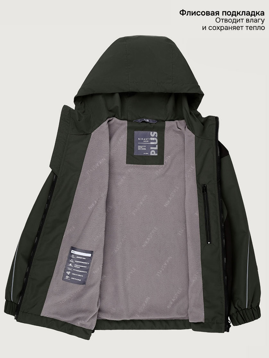 Ветровка NIKASTYLE п4л7726 хаки - фото 5