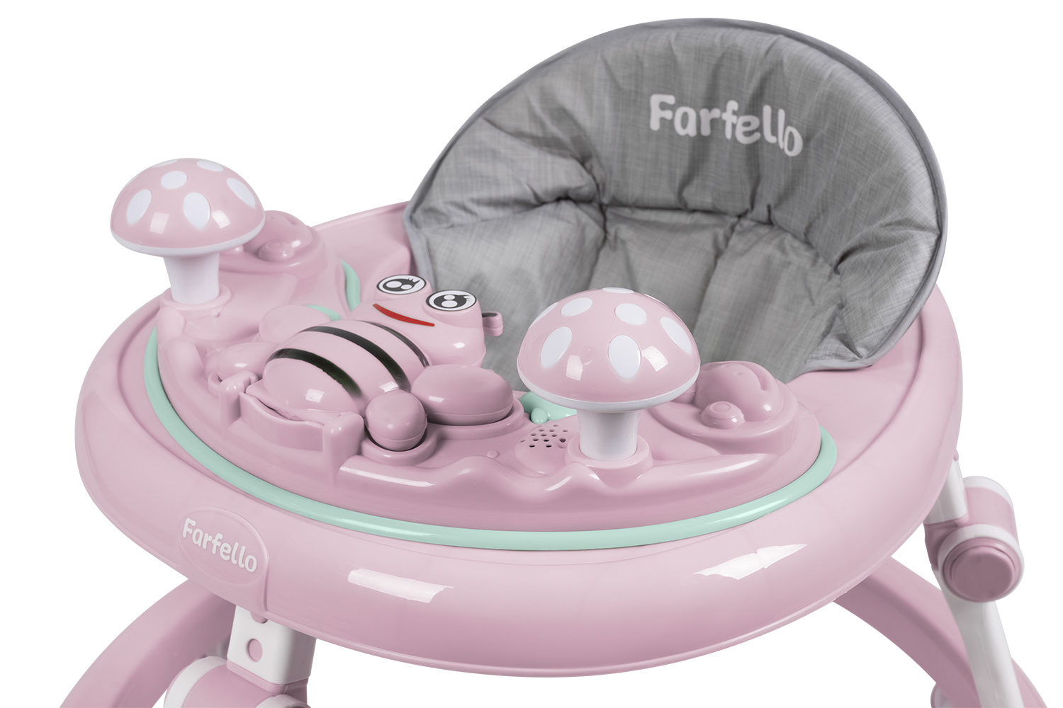 Ходунки Farfello A6 розовый - фото 7