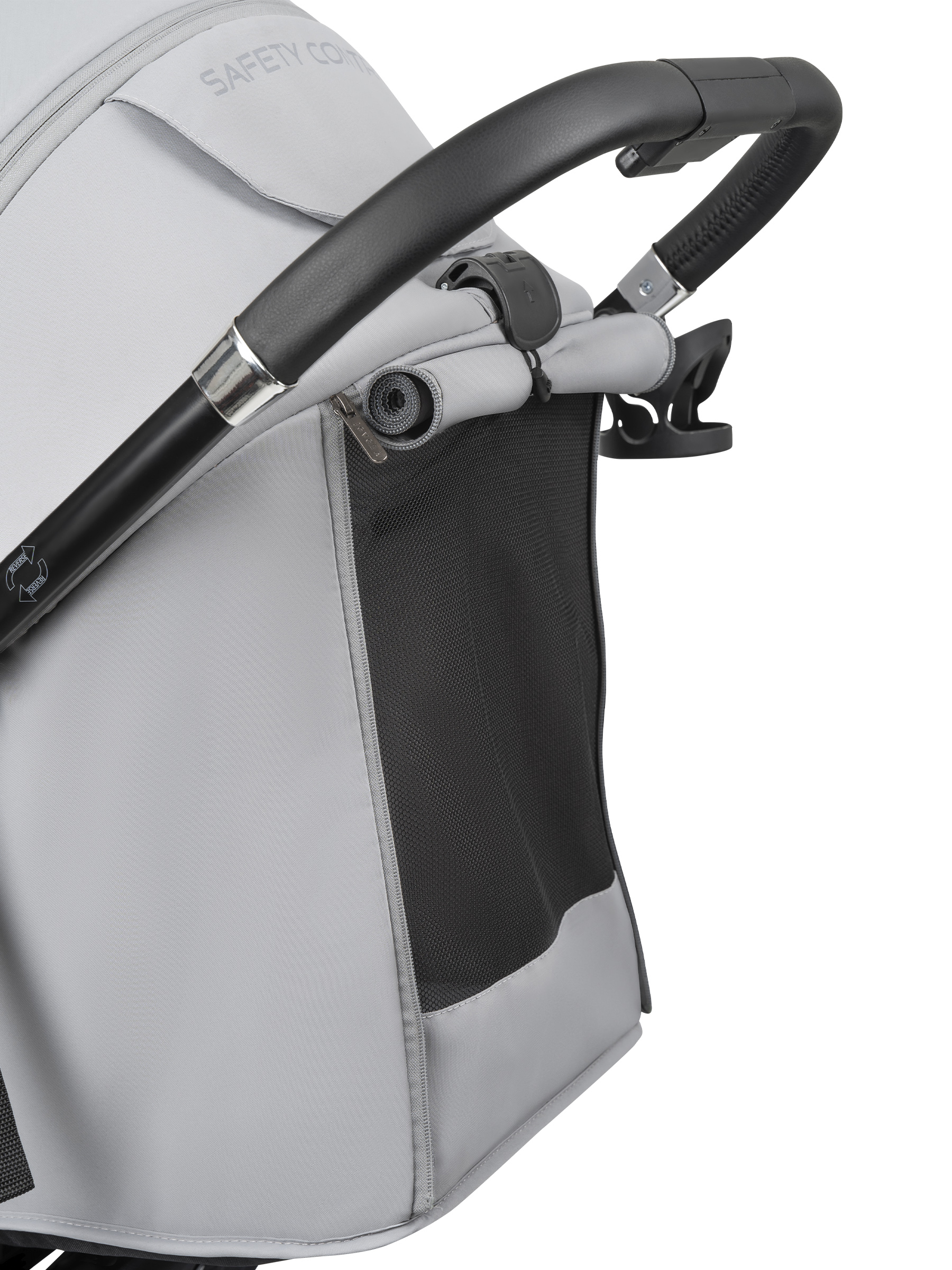 Коляска прогулочная JOVOLA Magma с перекидной ручкой серый - фото 36