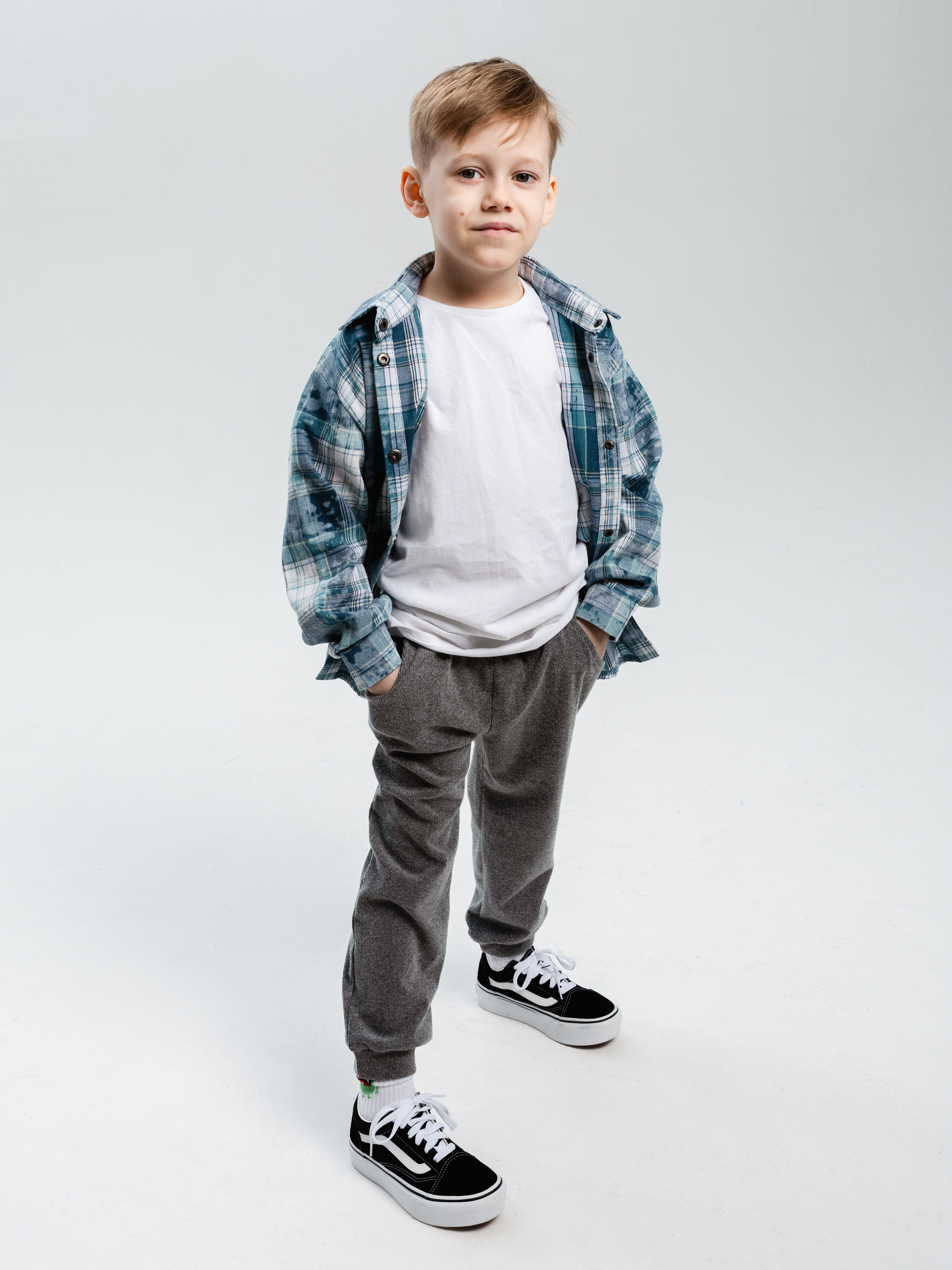 Рубашка Tiny Bestie голубаяваренка - фото 2