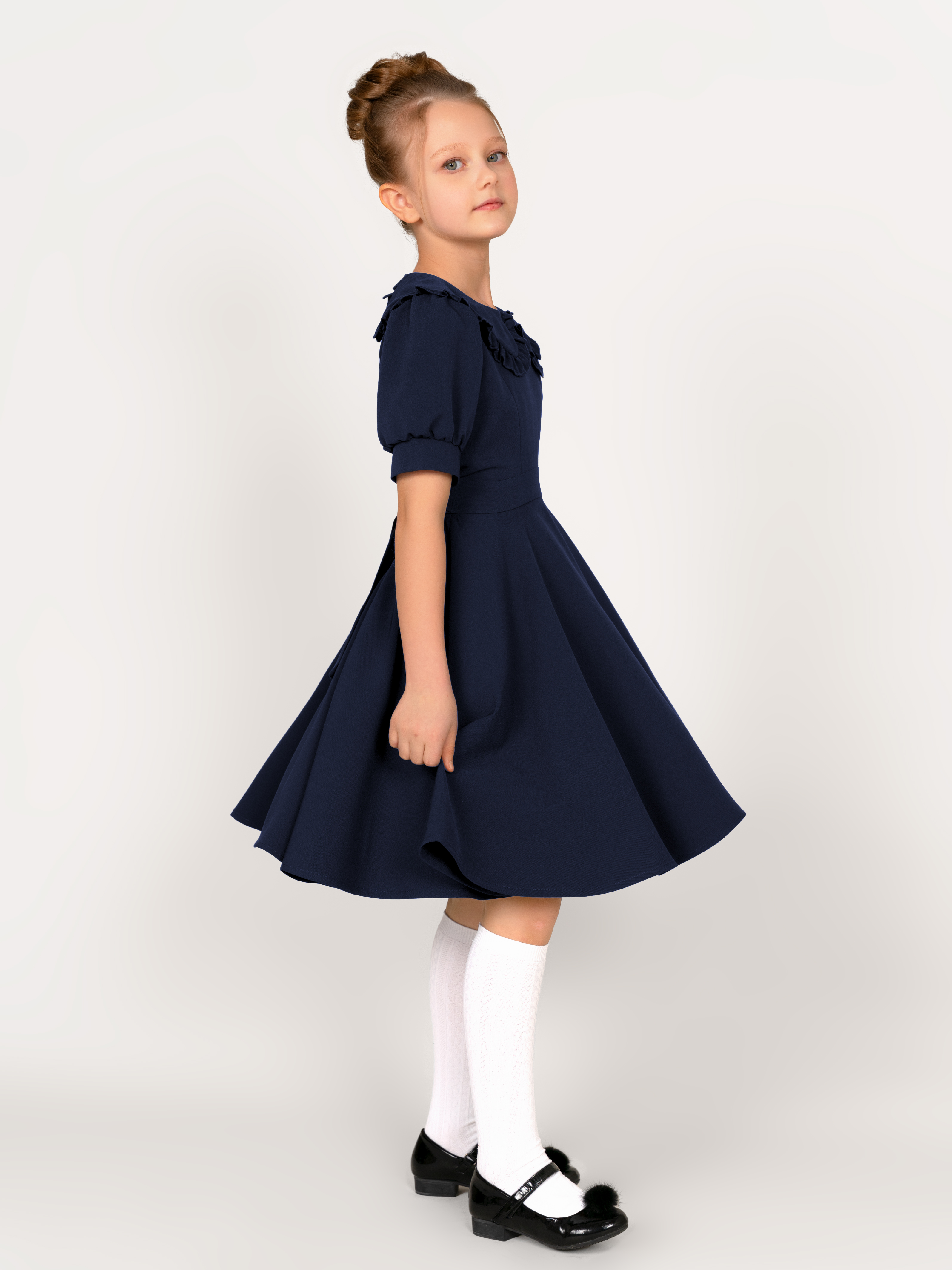 Платье ALISIA FIORI 177201BS/темно-синий - фото 12