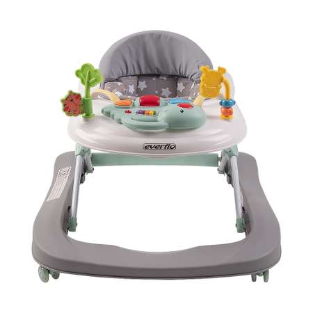 Ходунки 2 в 1 EVERFLO Quick step grey WT717