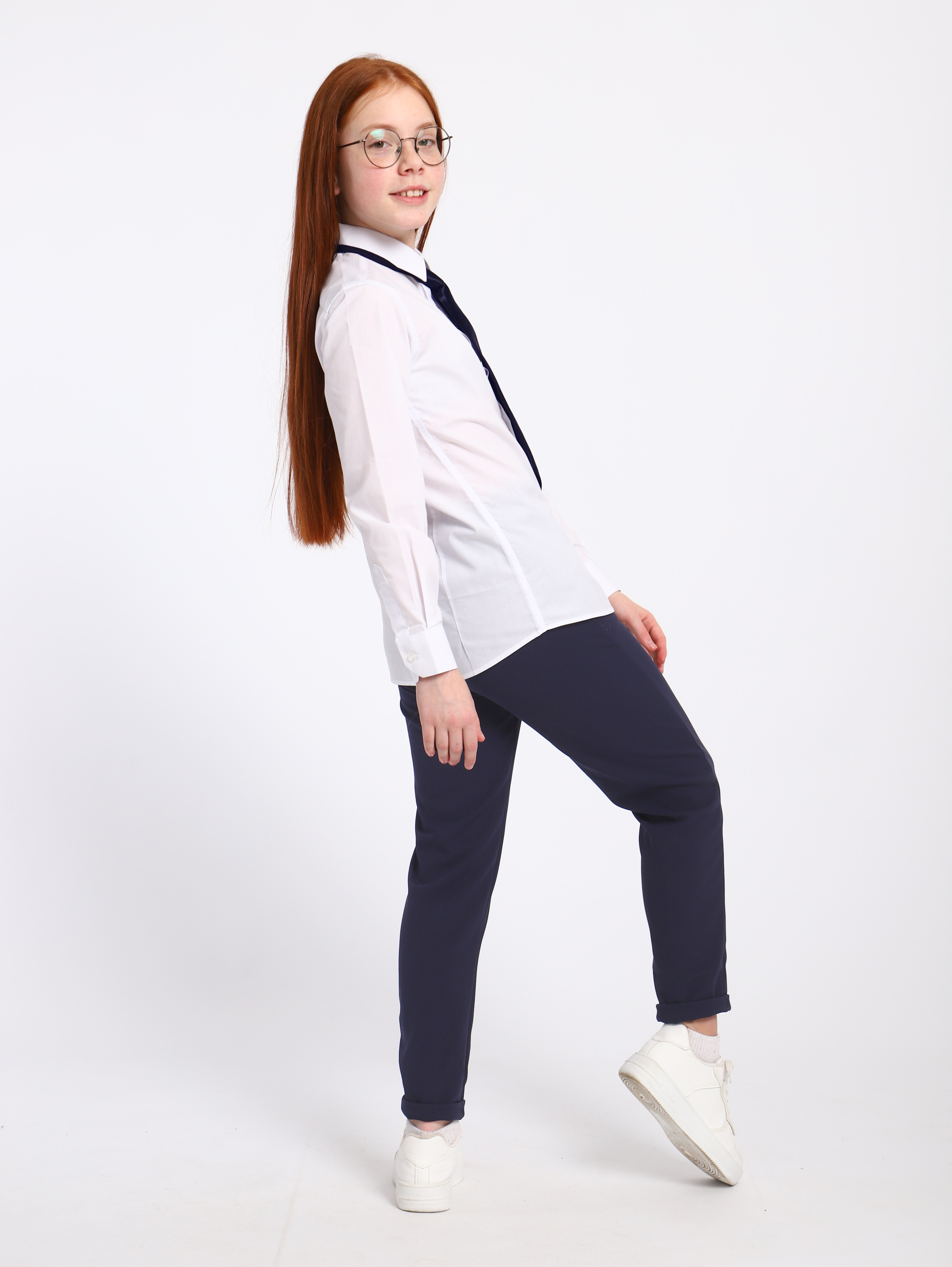 Брюки ЛАДОШКИ Брюки Мира синий - фото 6