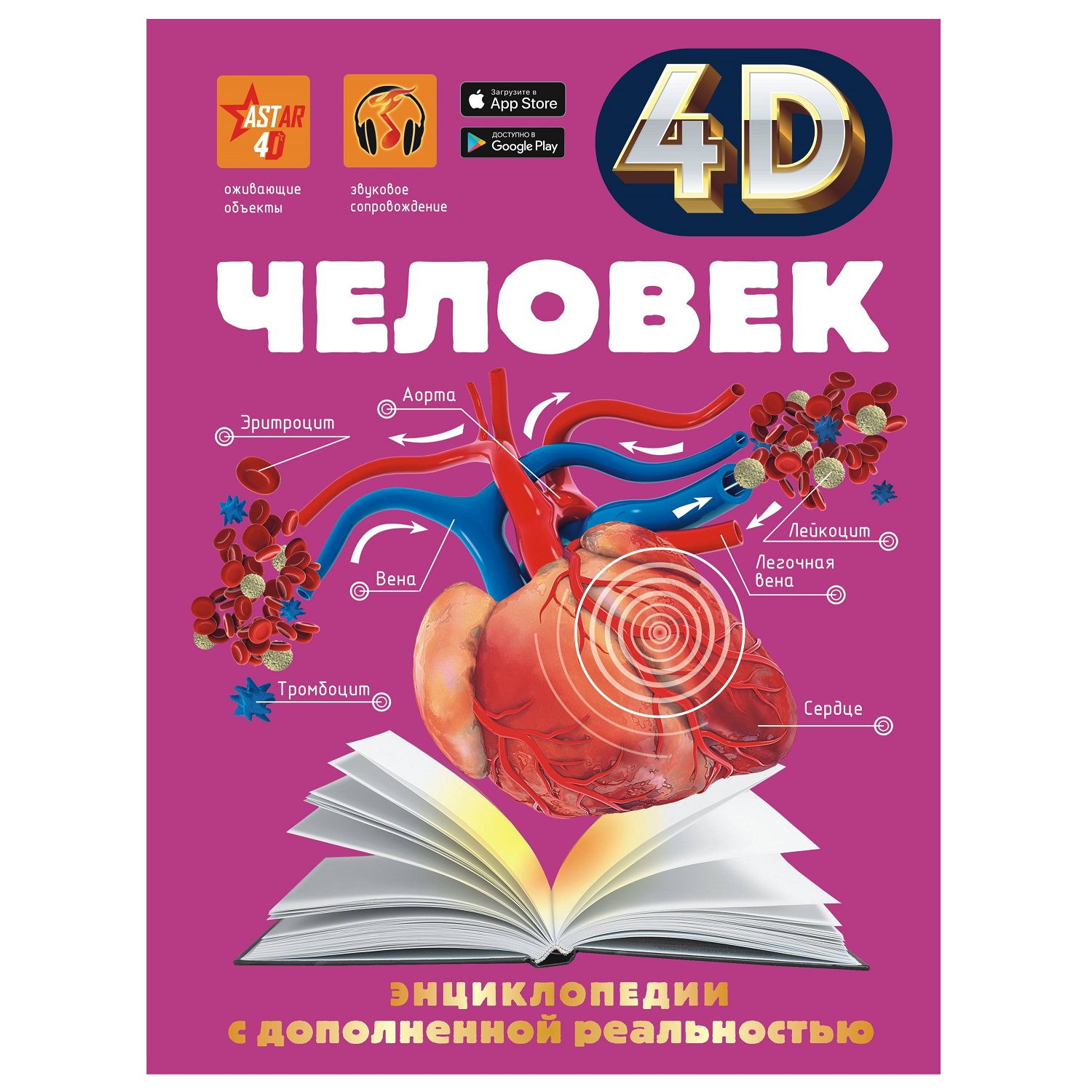 Энциклопедия АСТ 4D с дополнительной реальностью Человек - фото 1