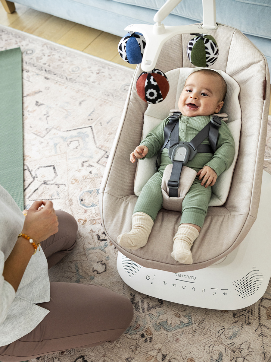 Кресло-качалка UPPAbaby Charlie - Sand Melange бежевый - фото 9