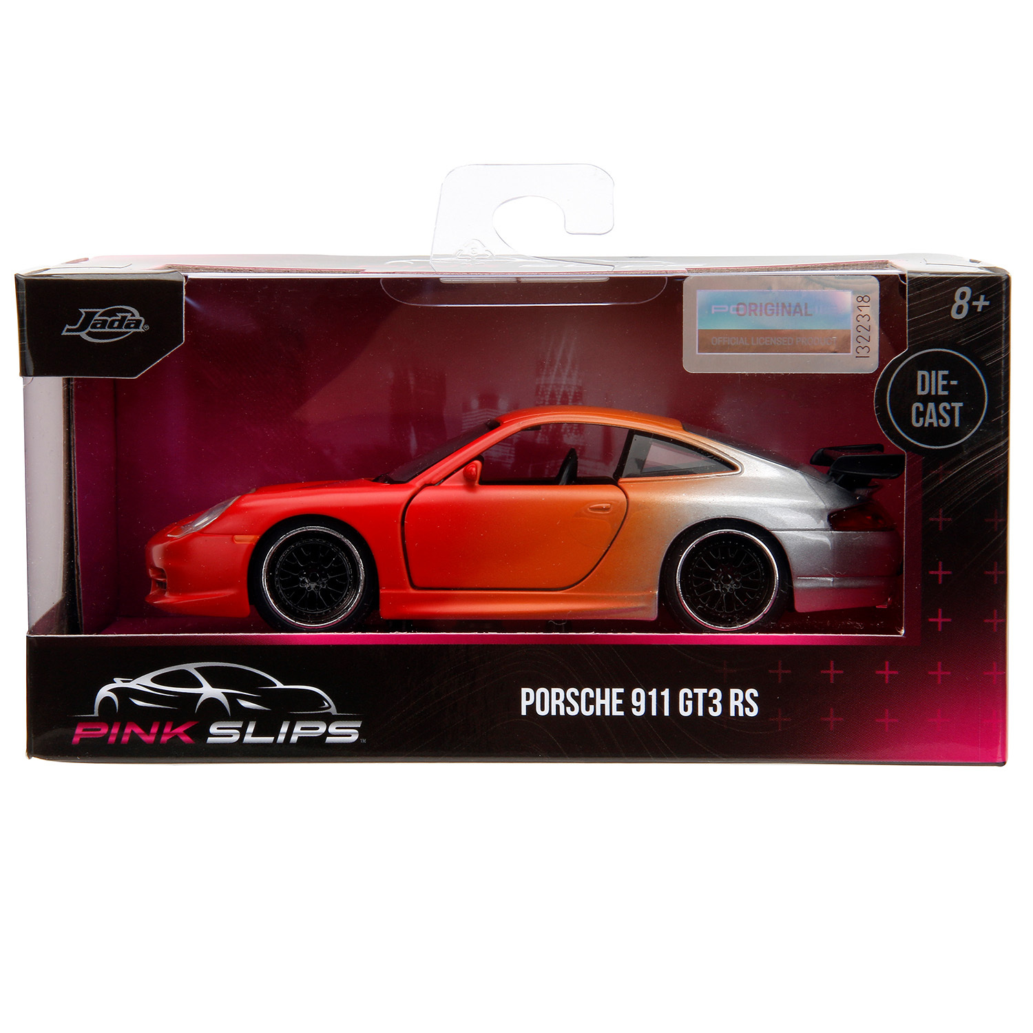Автомобиль Jada Porsche 911 GT3 RS Pink Slips 1:32 ТоуR366 - фото 2