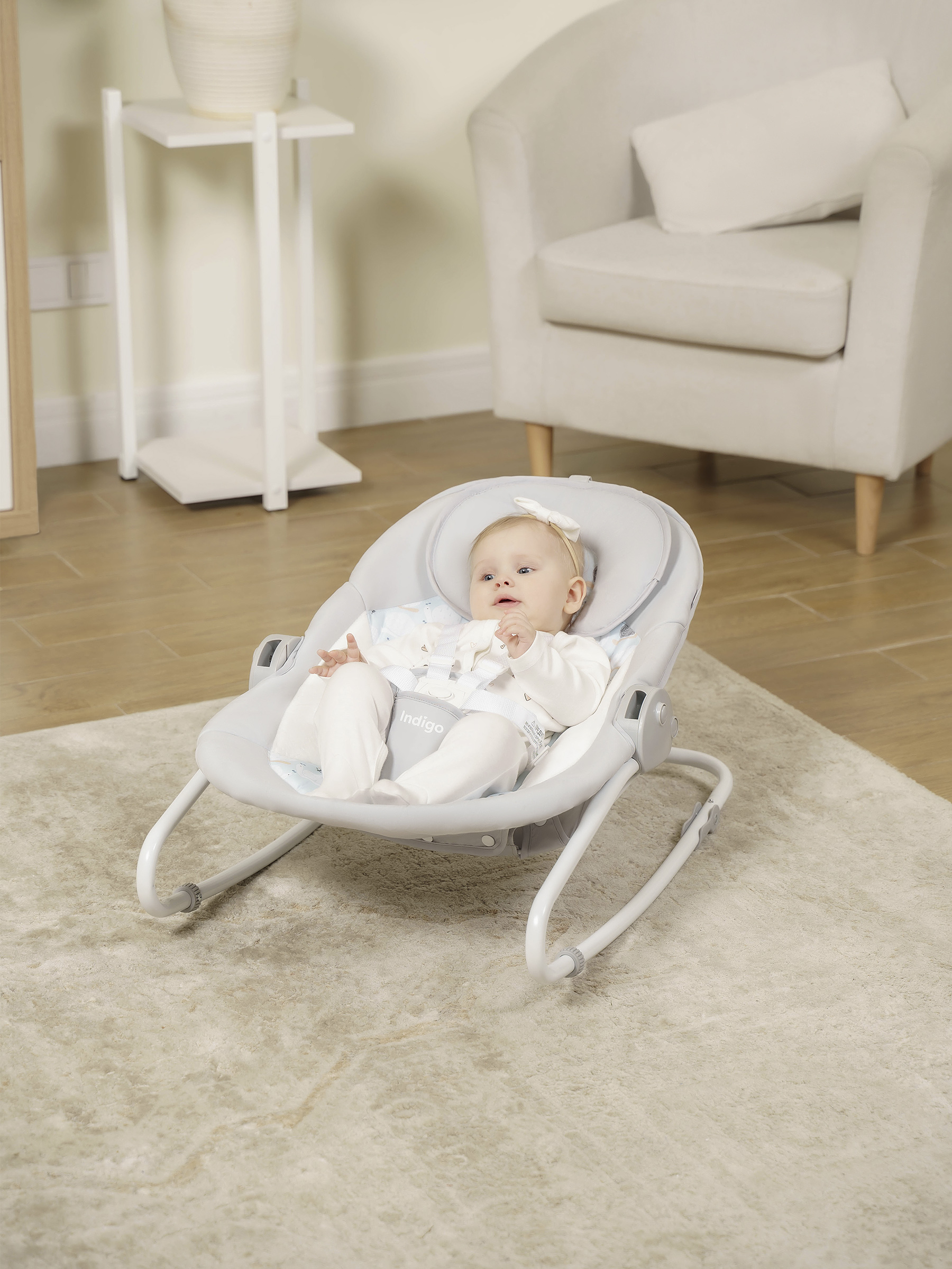 Качели Indigo FRESH голубой - фото 25