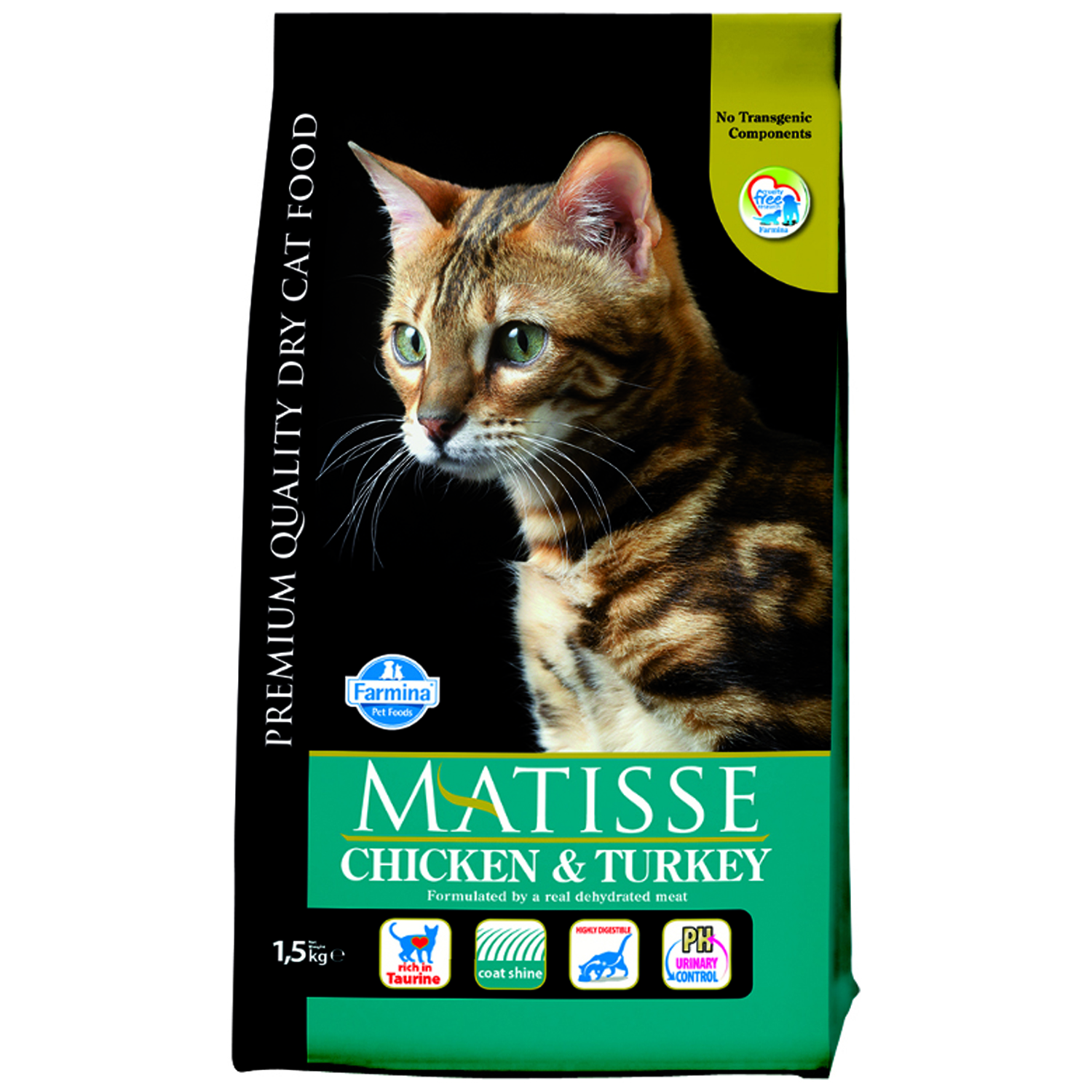 Корм для кошек Farmina Matisse курица индейка 1.5кг - фото 1