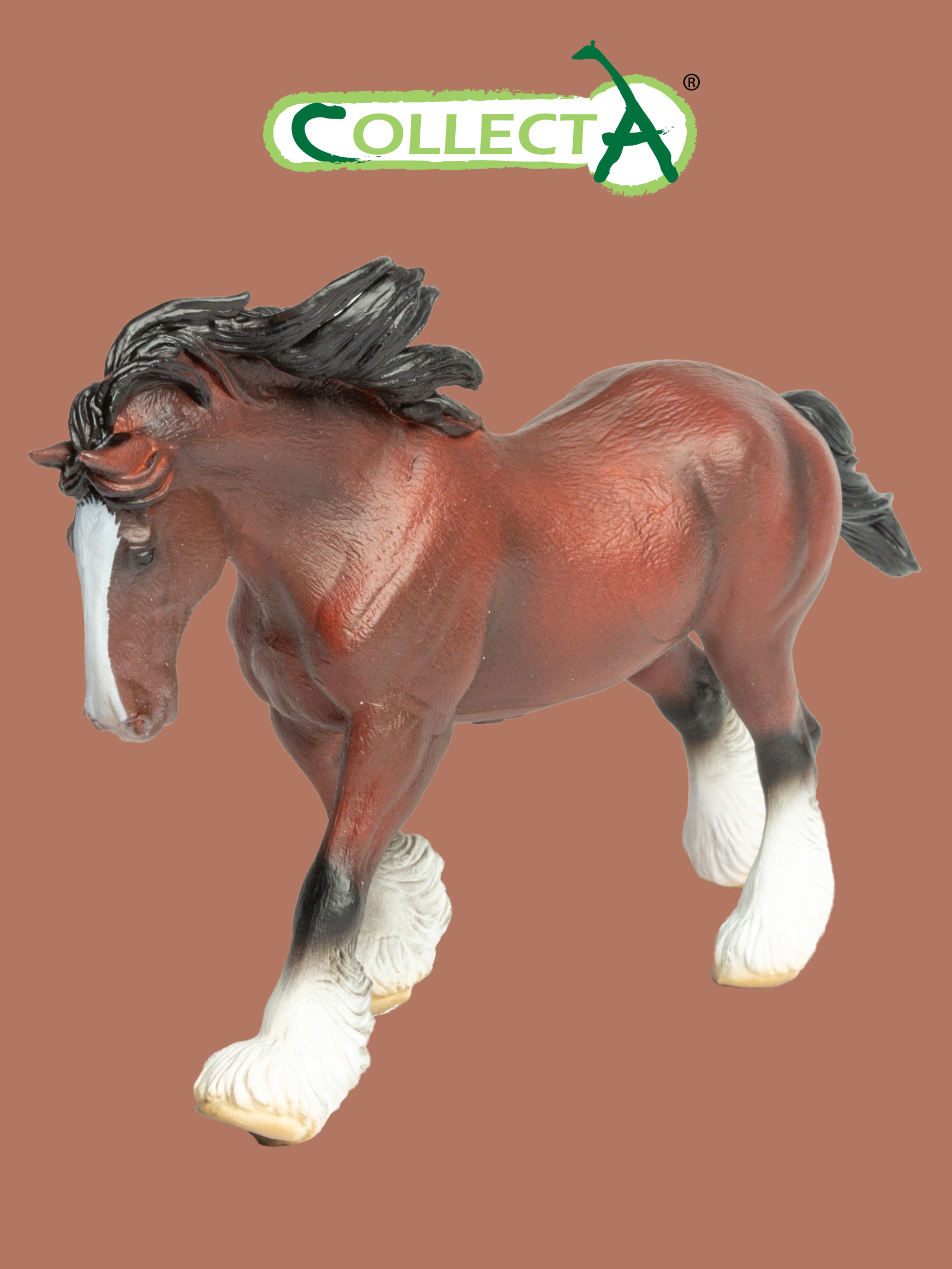 Фигурка Collecta Клейдесдальский тяжеловоз - фото 1