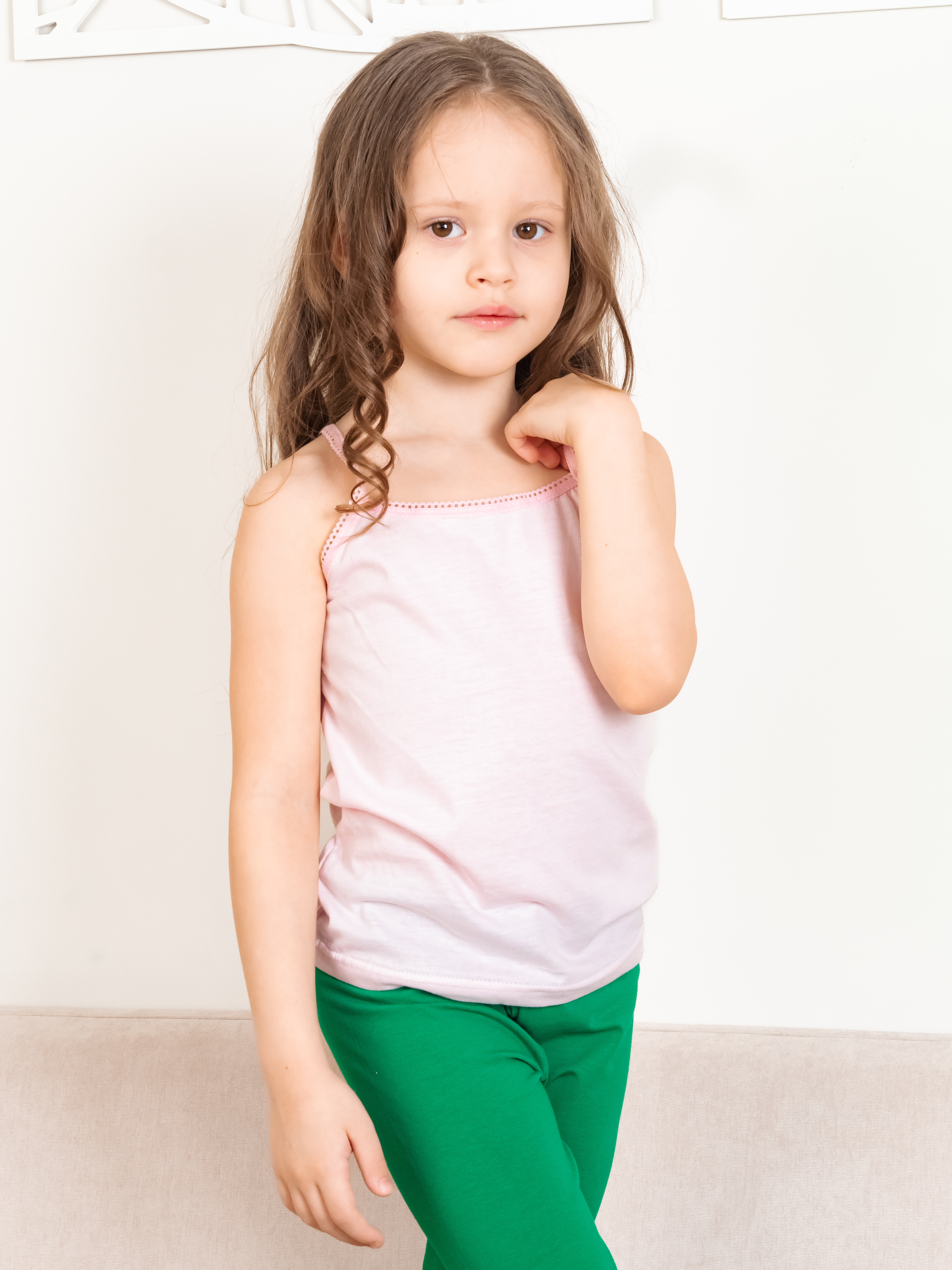 Майка 3 шт Babycollection 356/mkb002/sph/k3/008/p1/W*dмолочный,бирюзовый,розовый - фото 13