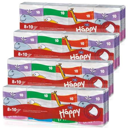 Бумажные платочки Bella baby Happy 4 упак.