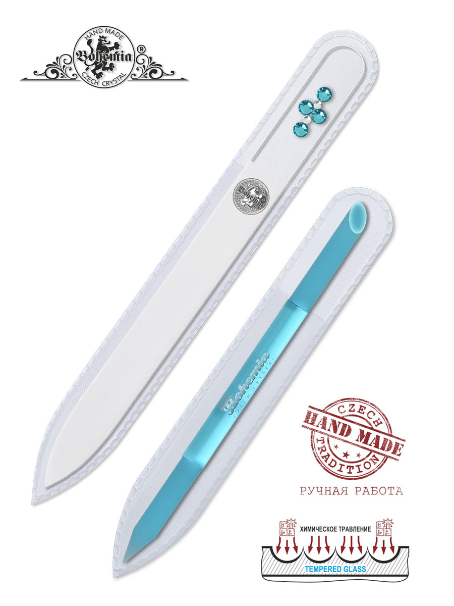 Маникюрный набор BOHEMIA Czech Glass Nail Files - фото 3