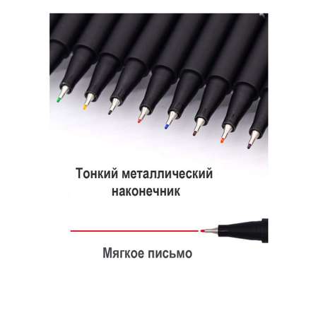Ручка капиллярная TWOHANDS 24 шт.