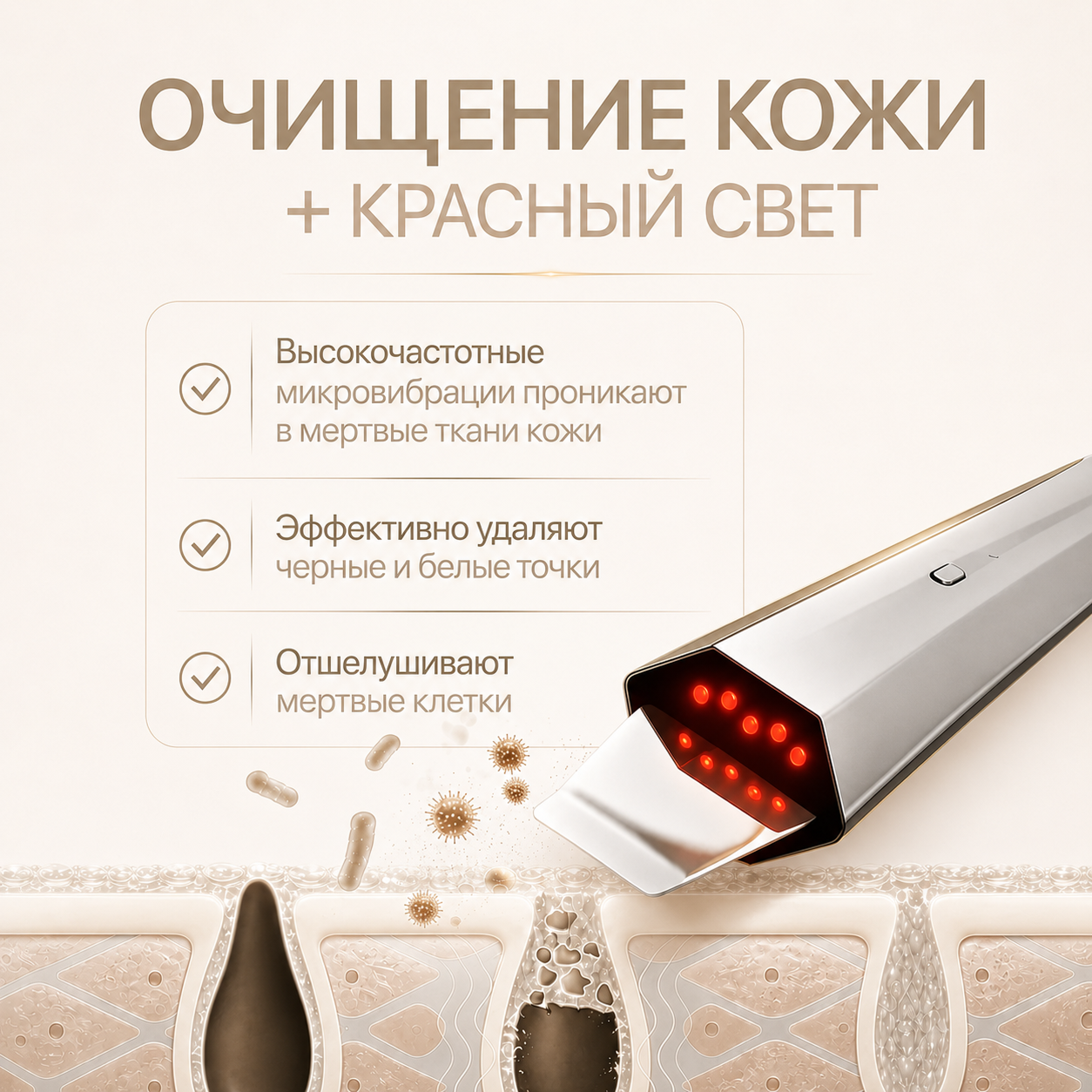 Аппарат для ухода LUXLIFTING UZ-2211 - фото 4