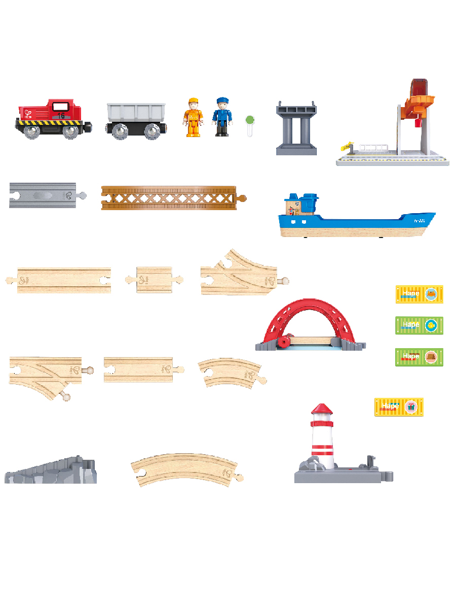 Набор железнодорожный Hape E3790_HP - фото 19