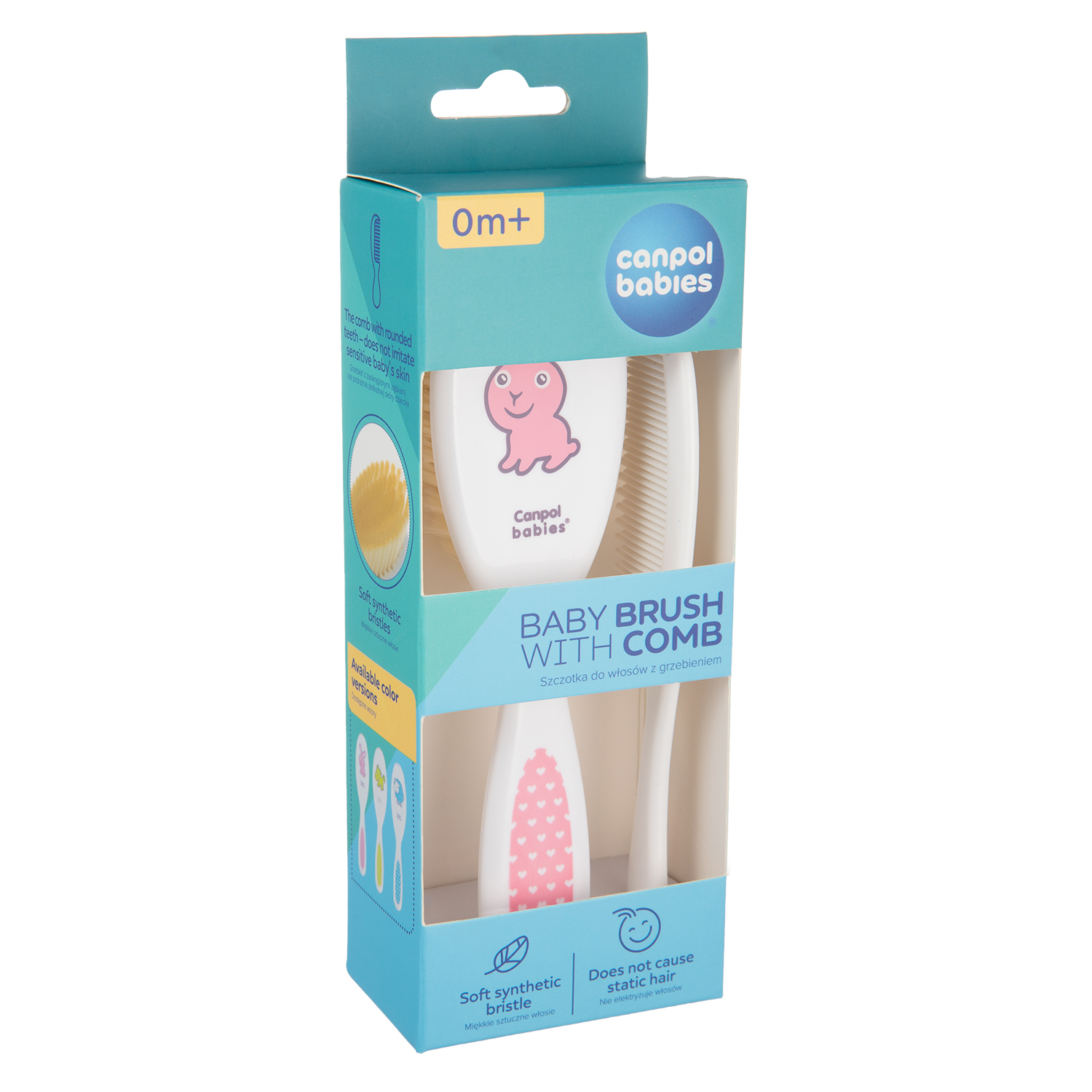 Щетка, расческа Canpol Babies искусственная щетина - фото 12