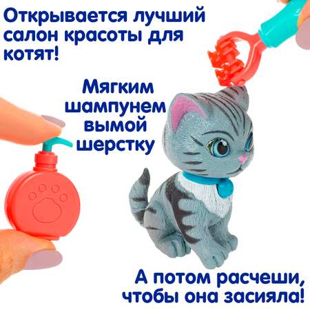 Игровой набор Bondibon ЛАПА ДРУЖБЫ Котенок серый