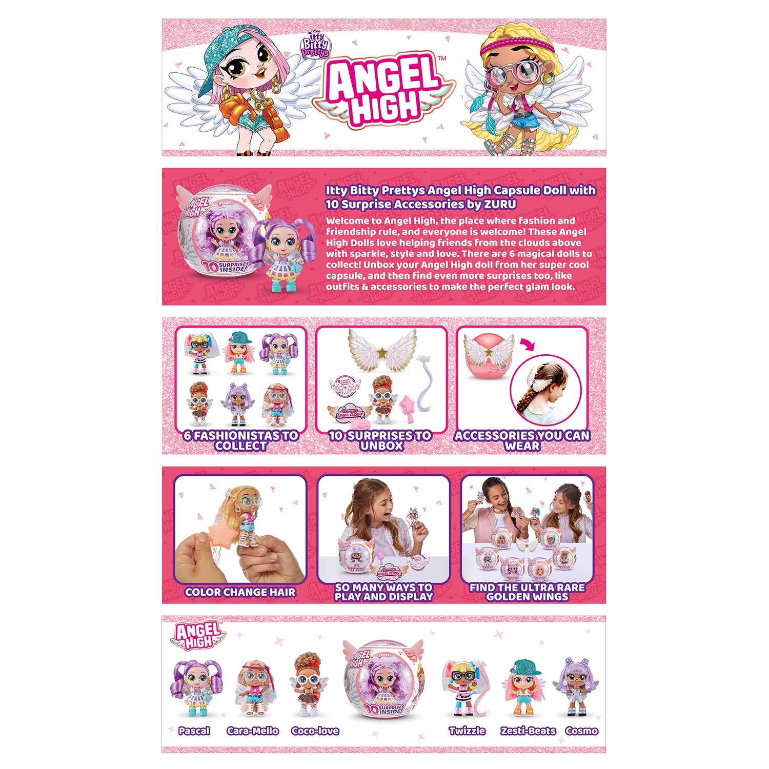 Кукла мини ANGEL HIGH в ассортименте 9710SQ1-S002 - фото 33