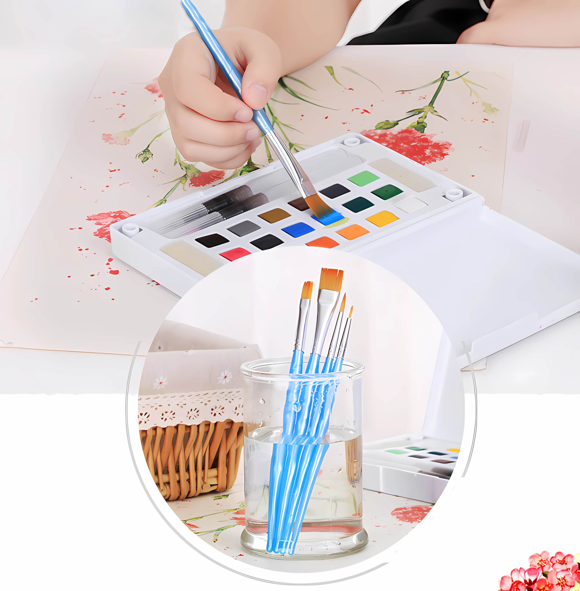 Кисть Classicolor 4 шт. (синтетика) в ассортименте - фото 2
